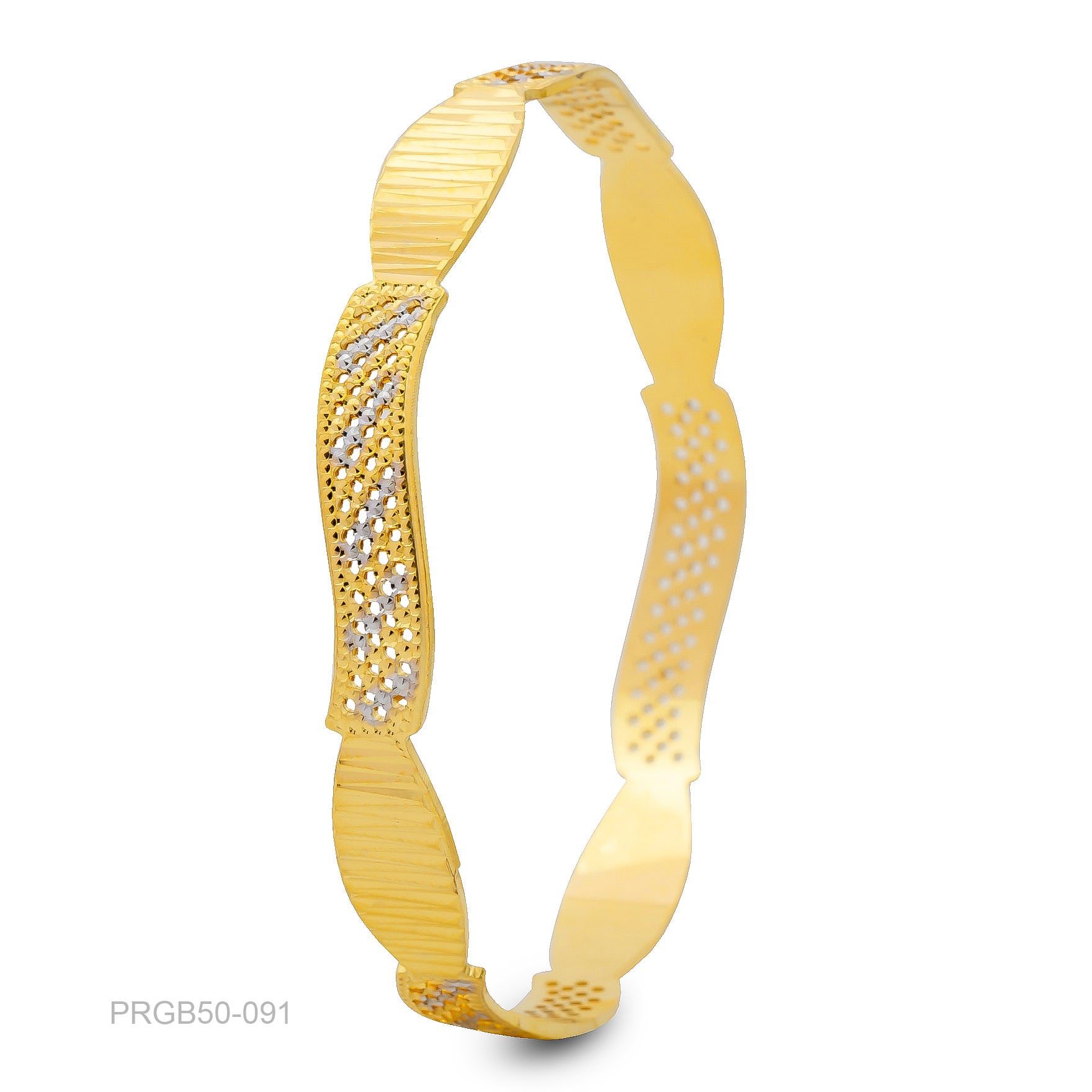 RHODIUM BANGLE PRGB50-091