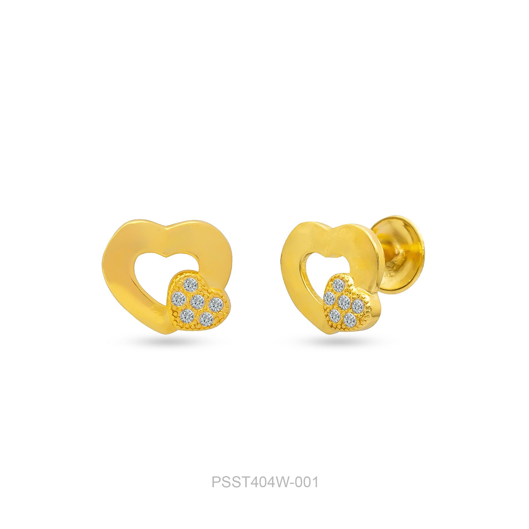 Stone Earring PSST404W-001