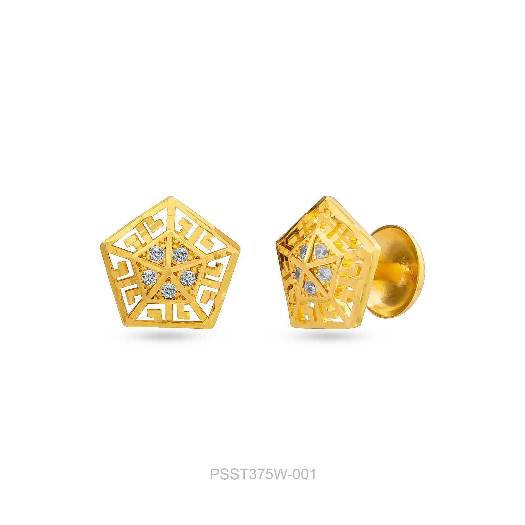 Stone Earring PSST375W-001