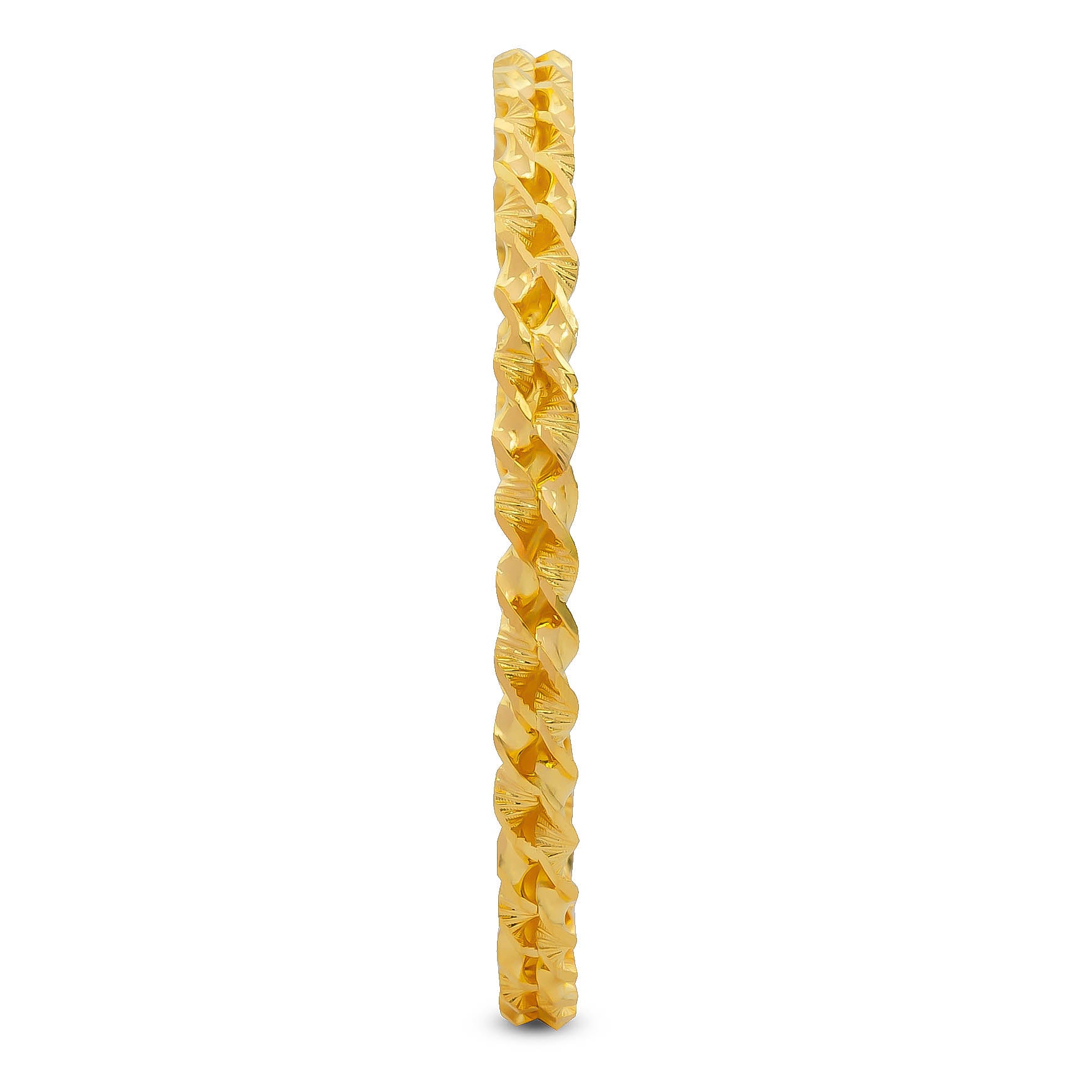 24CT HEAVY Gold Layered BOHO STYLE BANGLE PGB48-571