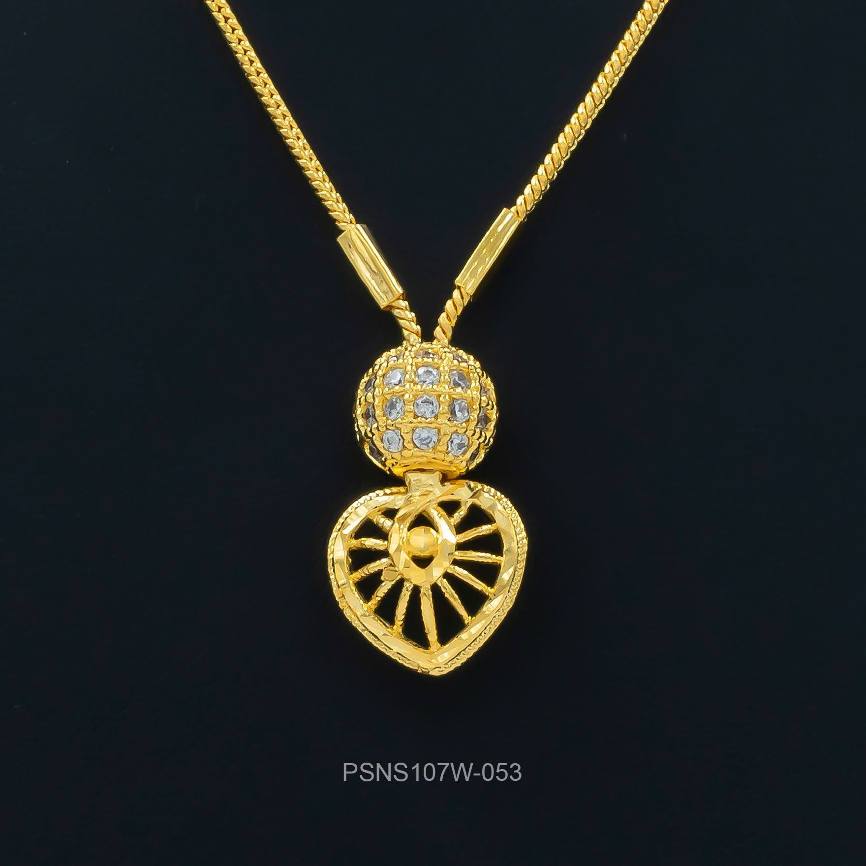 Stone Necklace PSNS107W-053