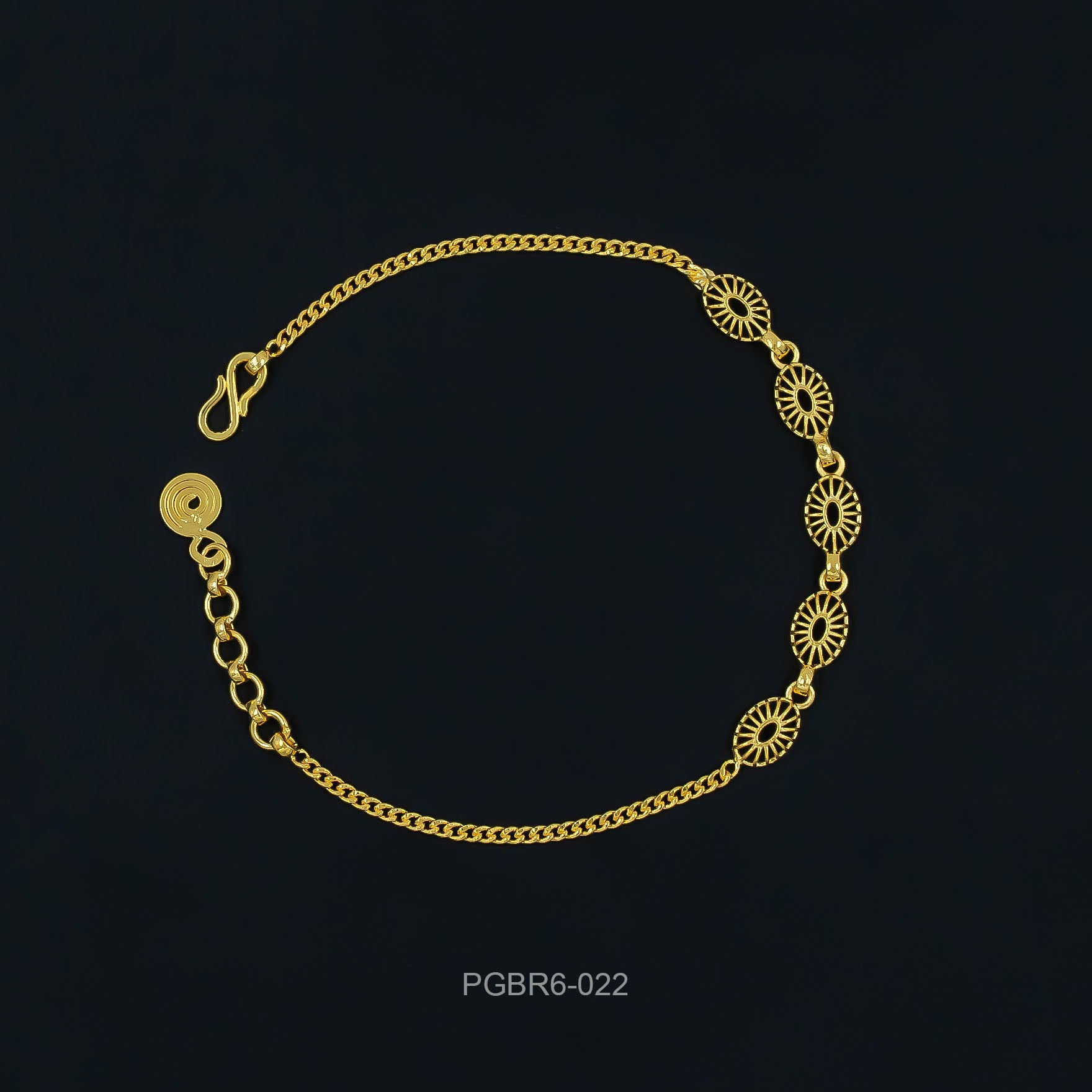 GOLDEN BRACELET BANGLE PGBR6-022