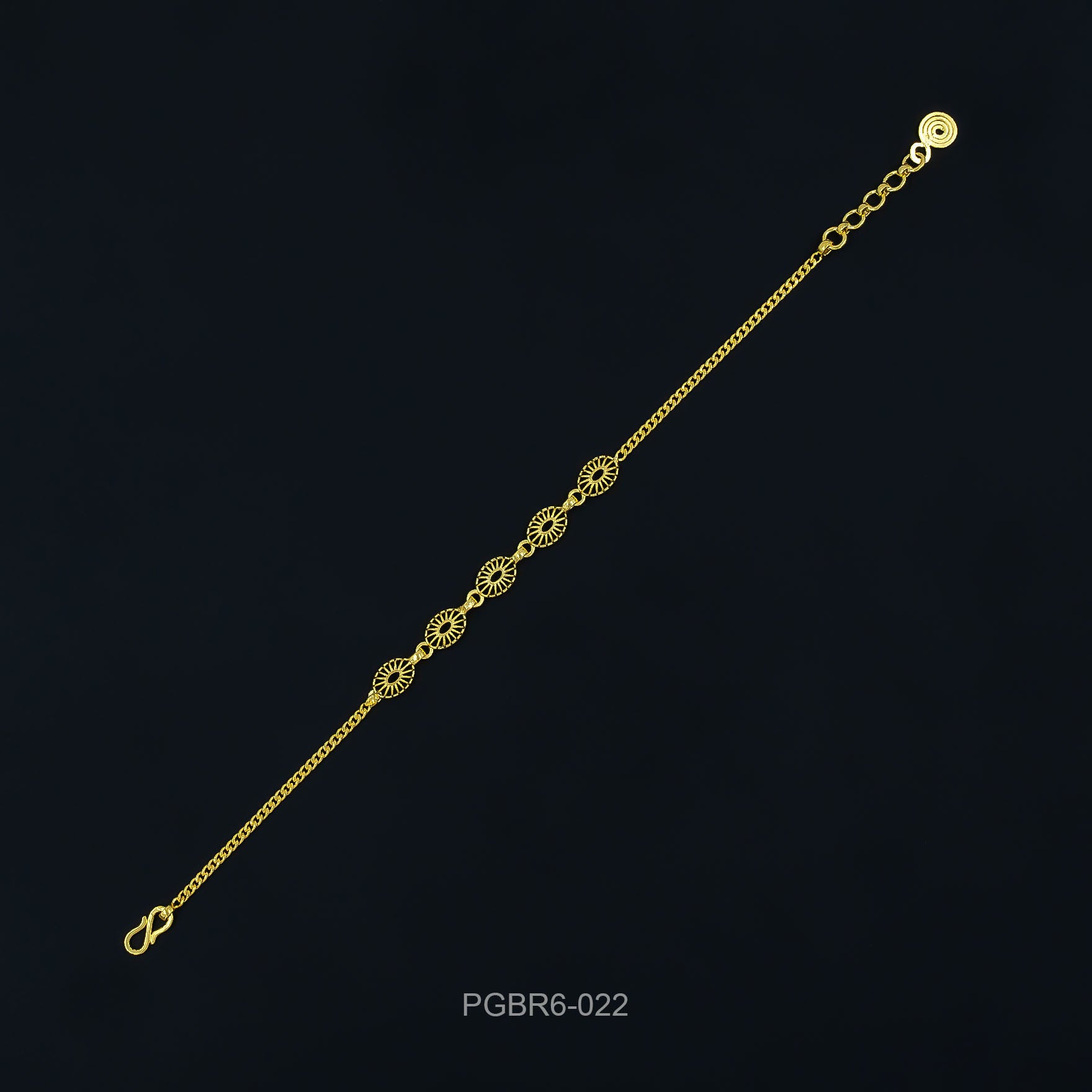 GOLDEN BRACELET BANGLE PGBR6-022