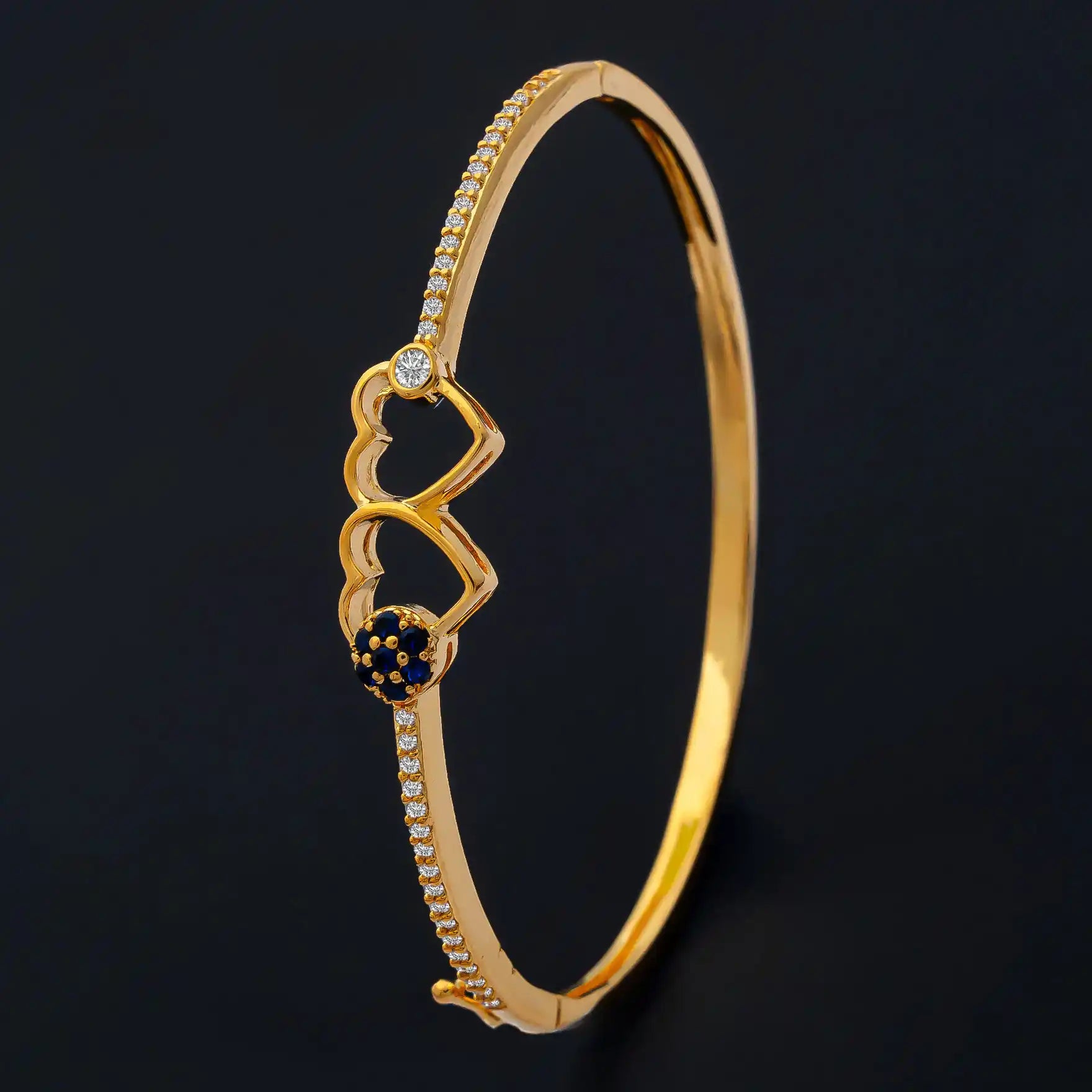 STONE BRACELET BANGLE PSBRB13WBL-022