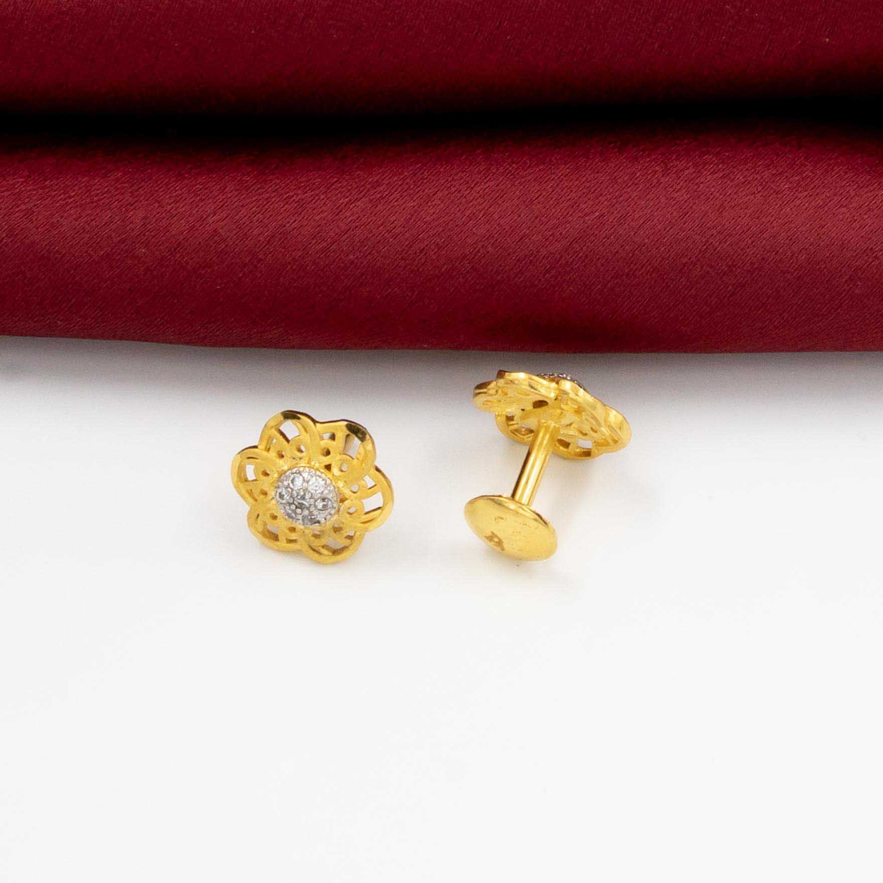 Stone earring PSST85W-09
