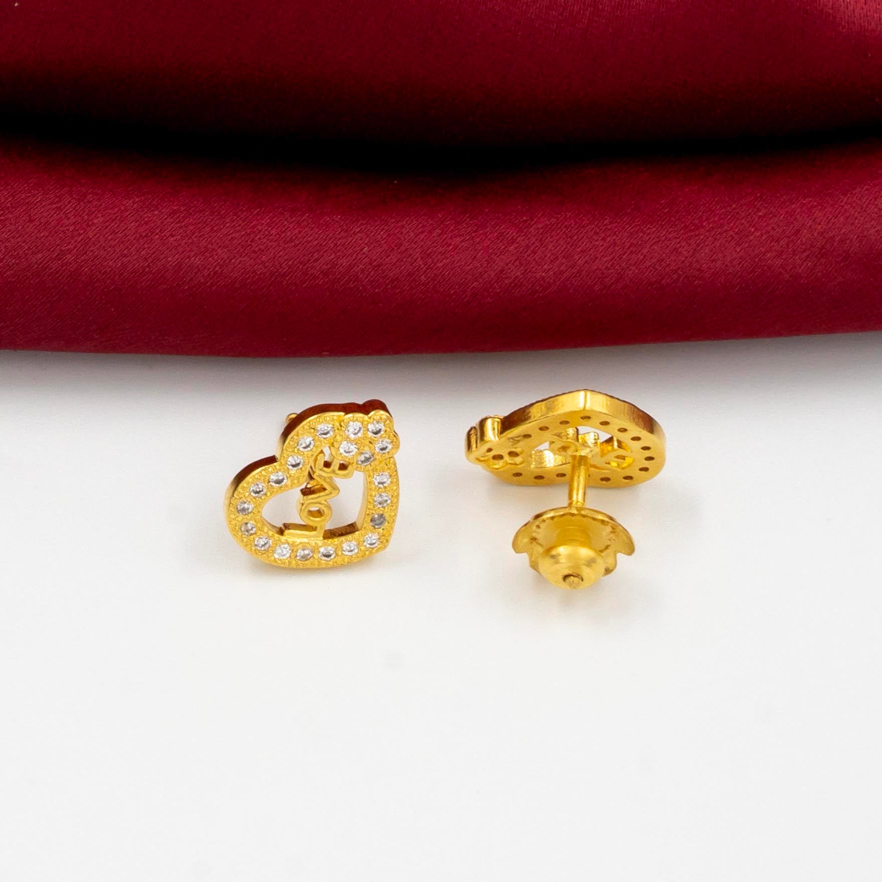 Stone earring PSST305W-001