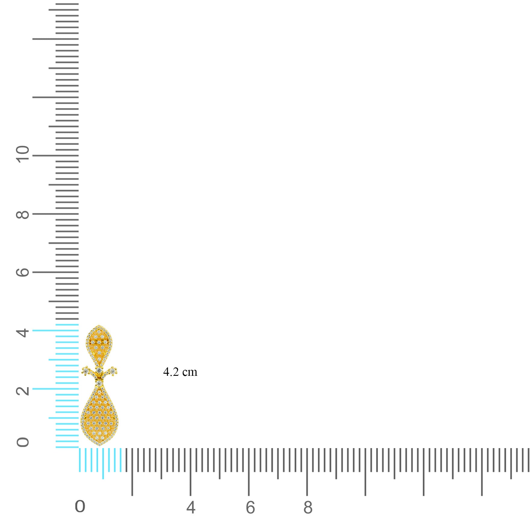 Premium Stone Necklace with Stud PMSNS9W-0001, PMSHST18W-082