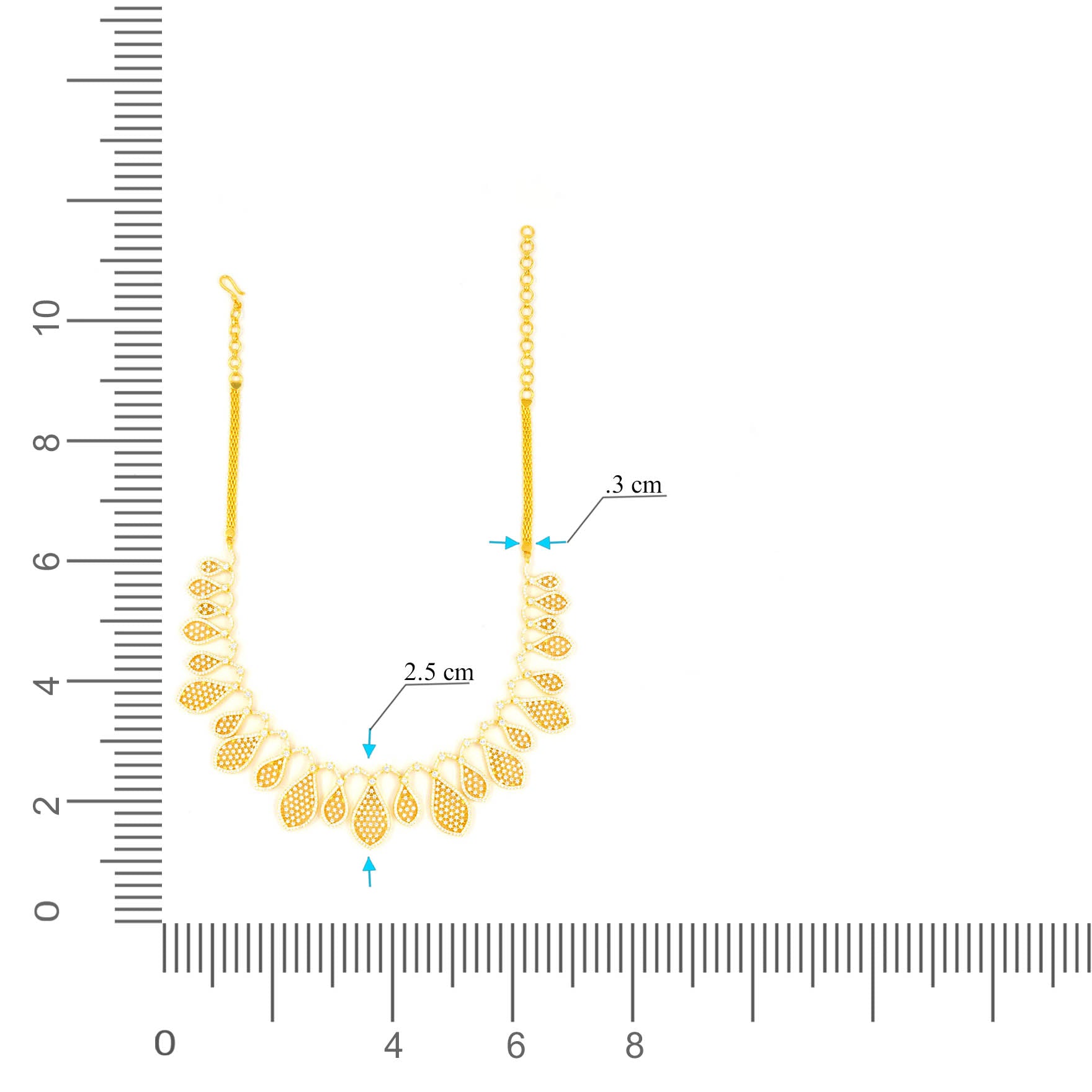 Premium Stone Necklace with Stud PMSNS9W-0001, PMSHST18W-082
