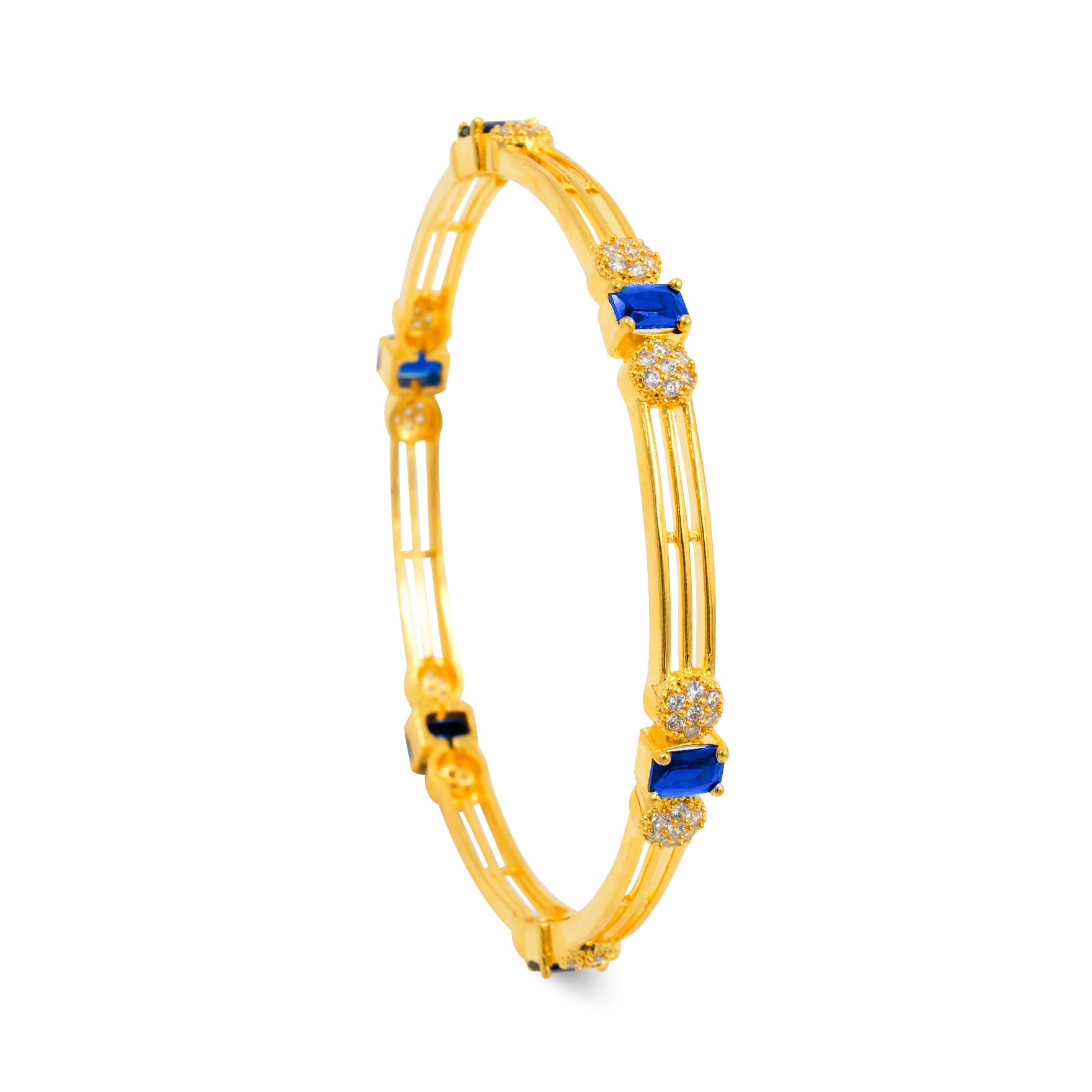 Premium Stone Bangle PMSB7WBL-005