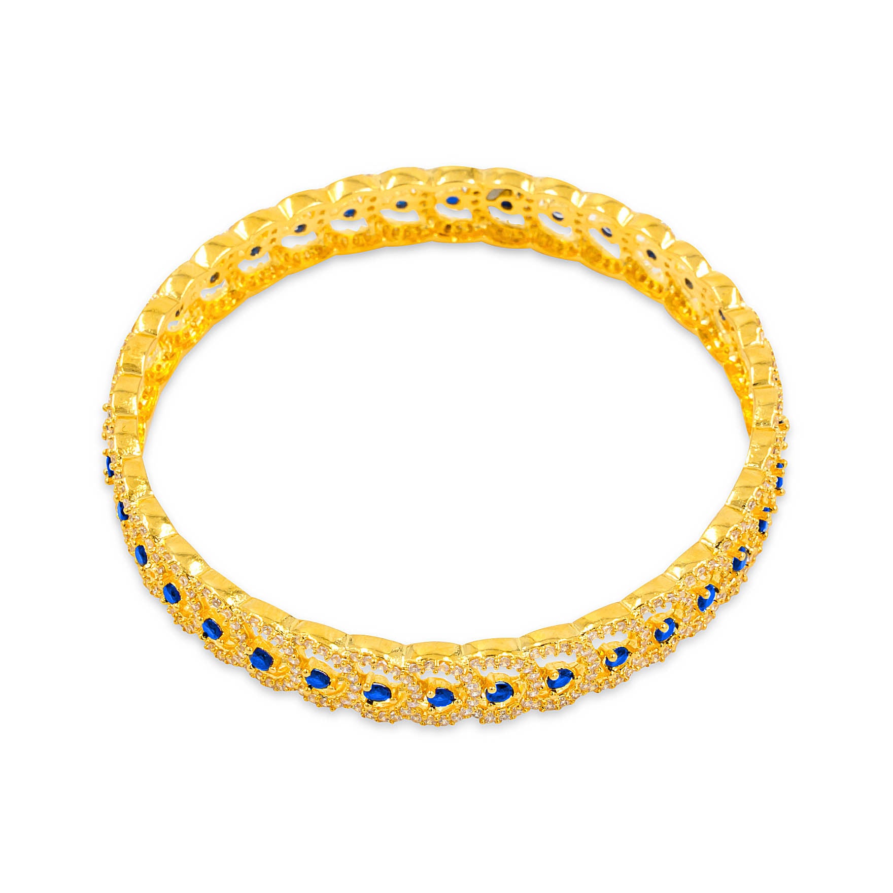 Premium Stone Bangle PMSB32WBL-006