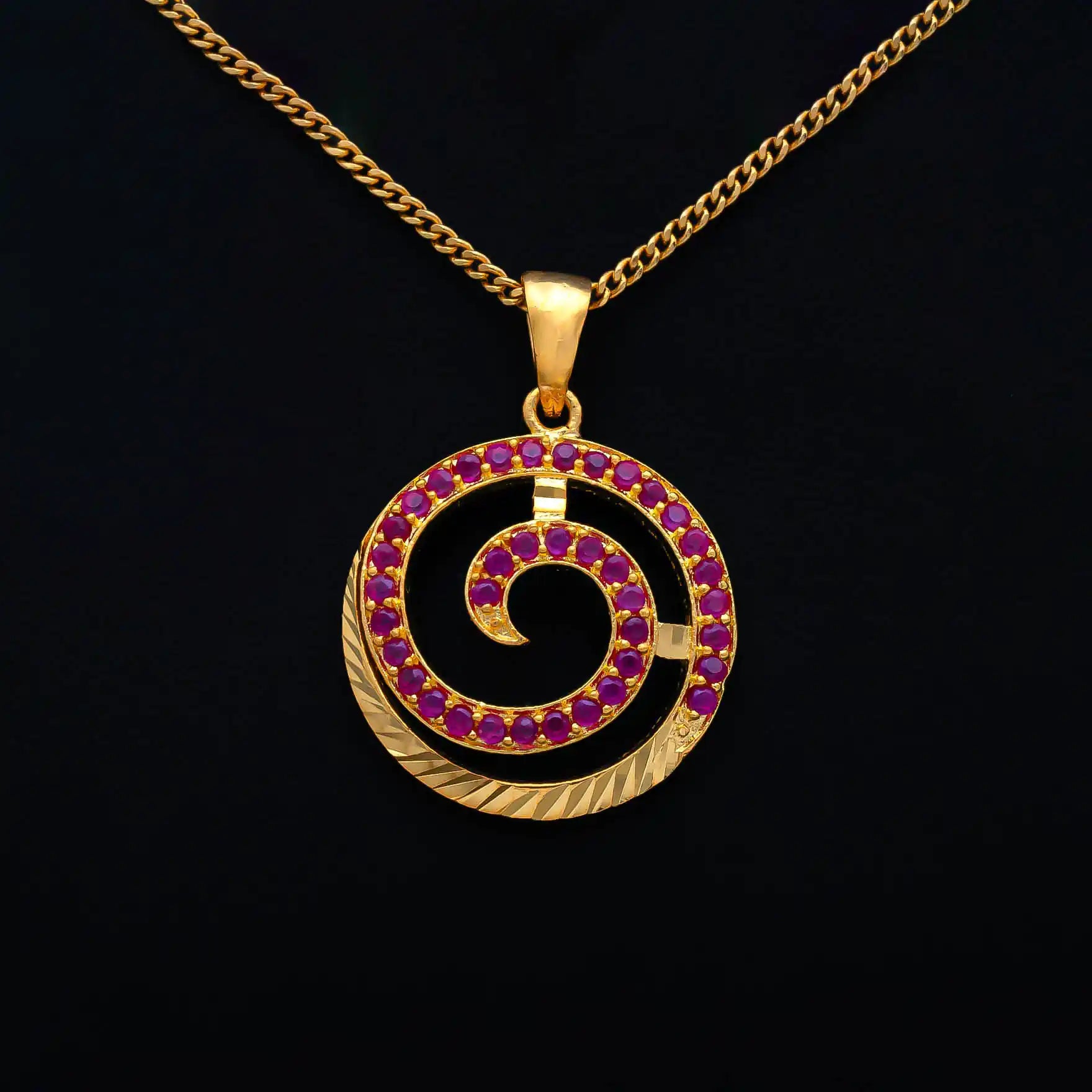 GOLDEN STONE PENDENT PSLT13R-011