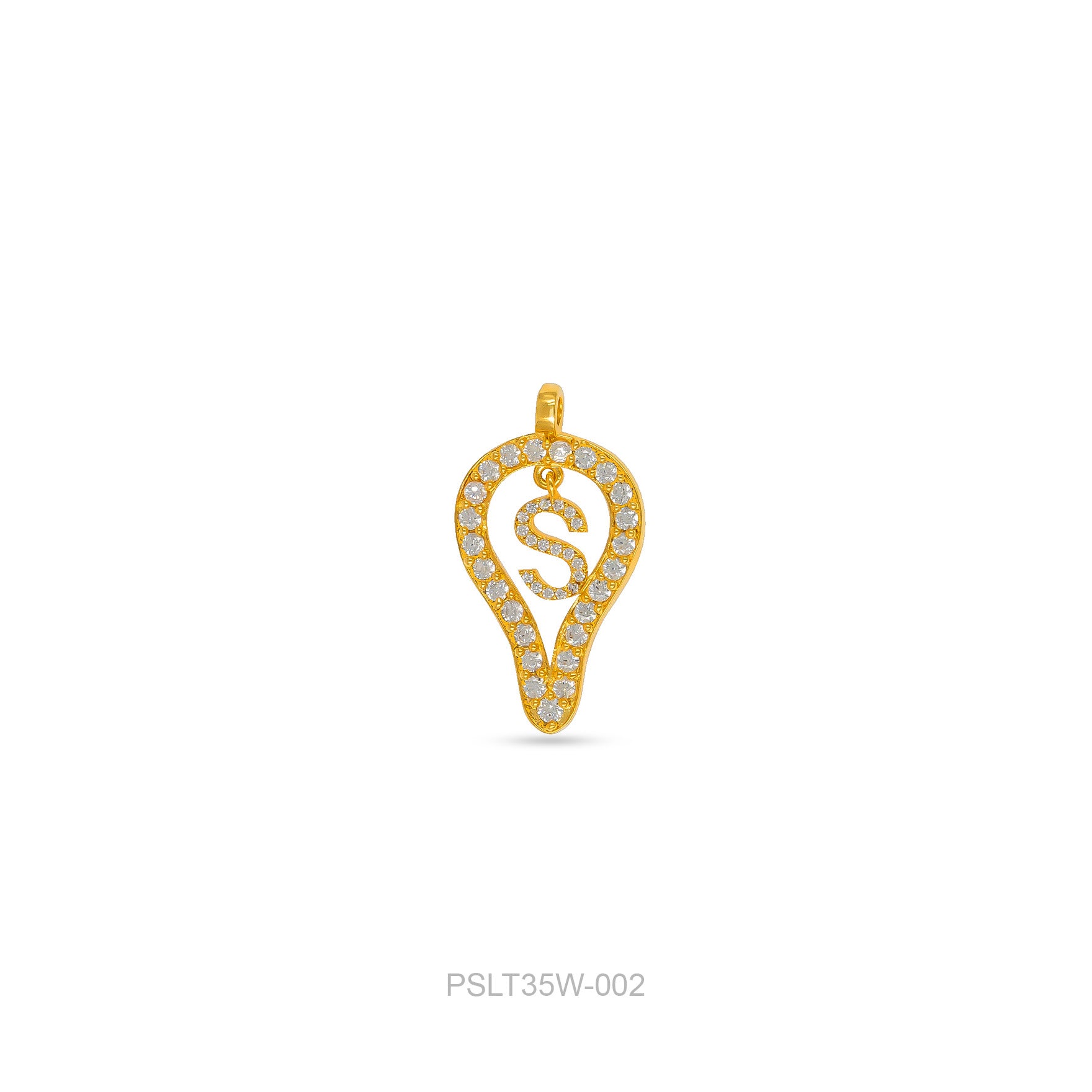 Gold Pendant PSLT35W-002
