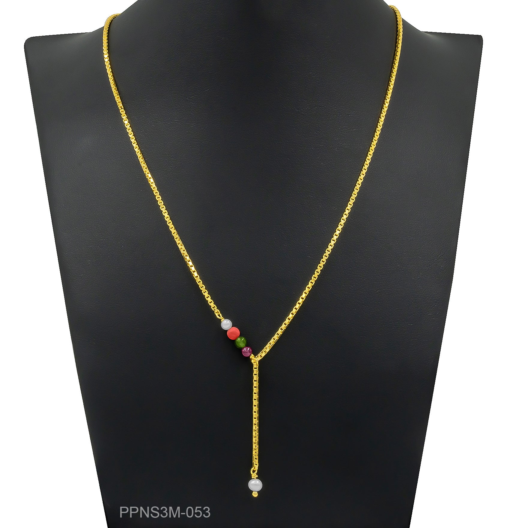 Coral Stone Necklace PPNS3M-053
