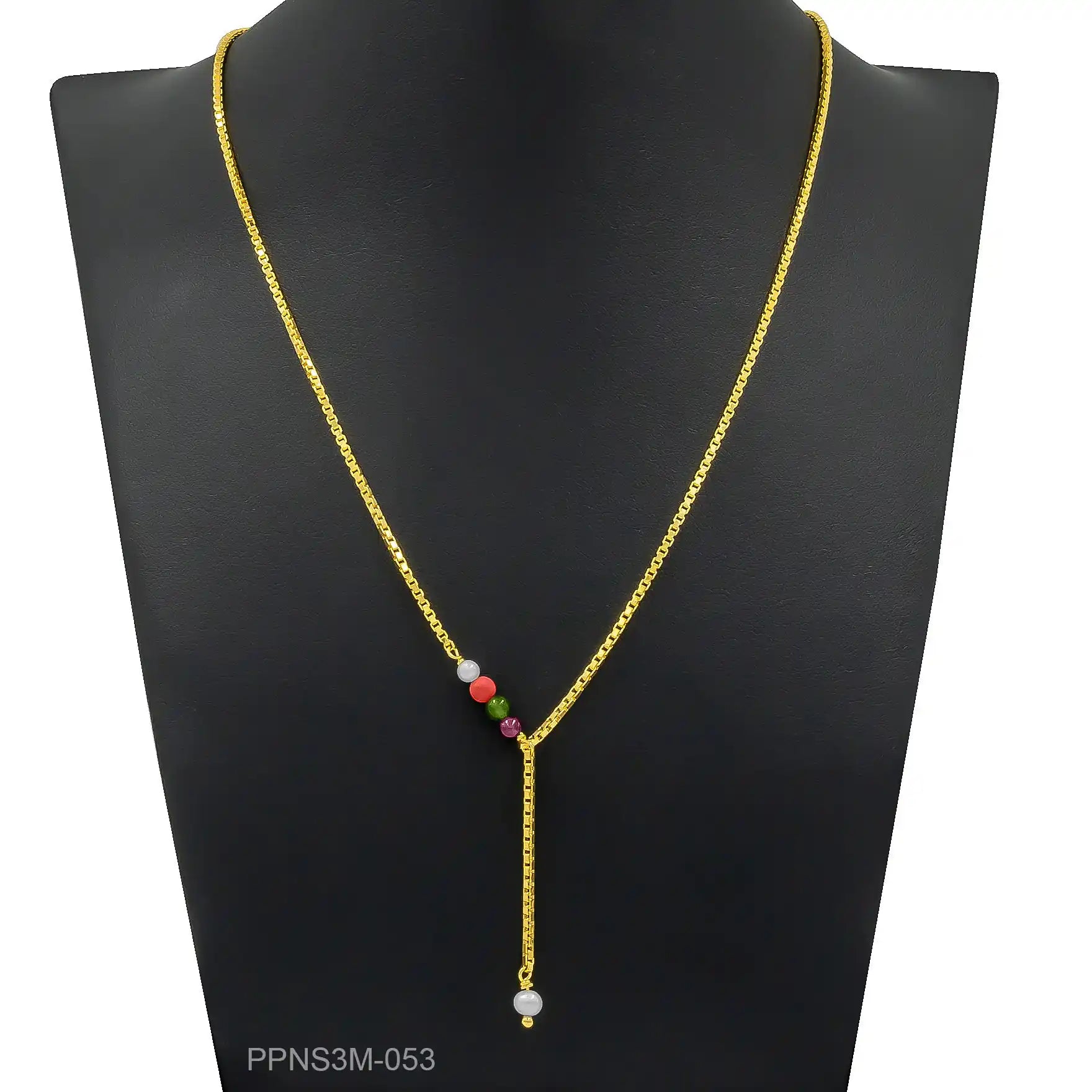 Coral Stone Necklace PPNS3M-053