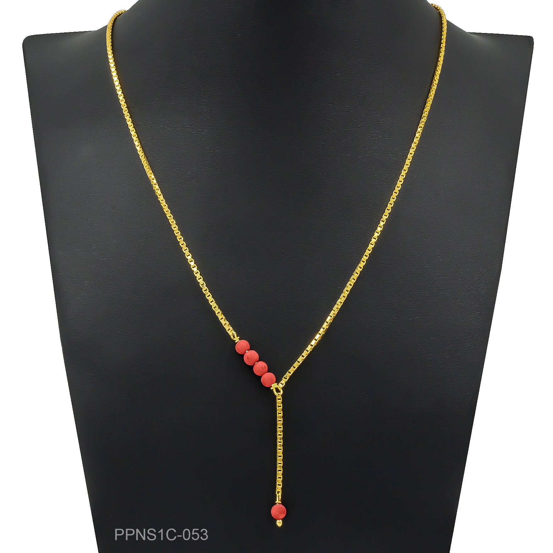 Coral Stone Necklace PPNS1C-053