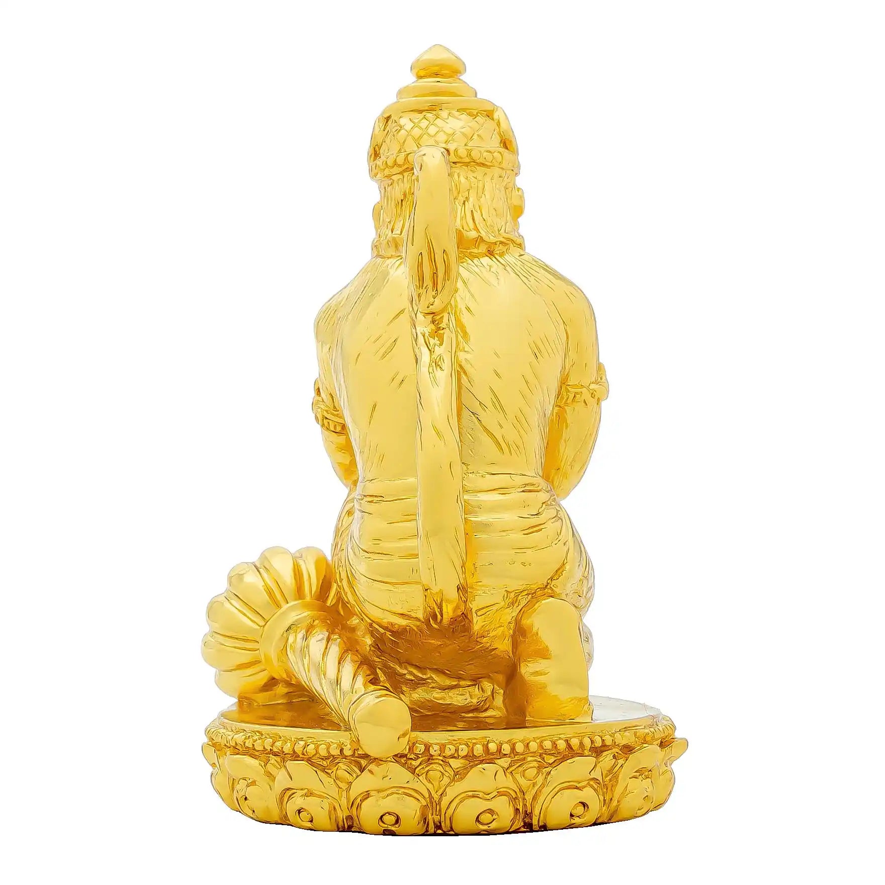 Lord Hanuman Idol – Traditional Hindu Deity Sculpture – Hanuman Murti/Statue with Gada – Home Temple & Puja Gift | PIDGH13-004