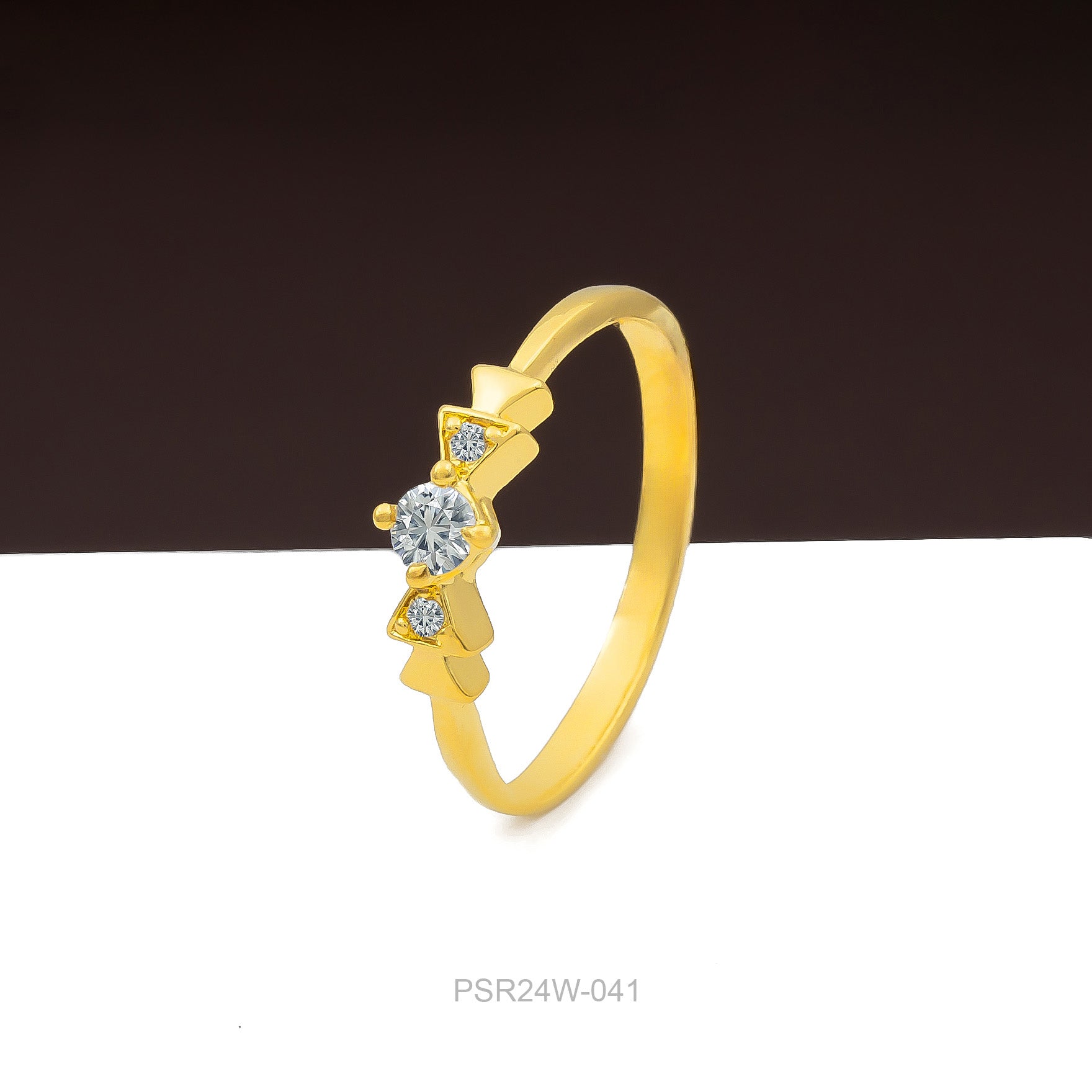 GOLDEN STONE RING PSR24W-041