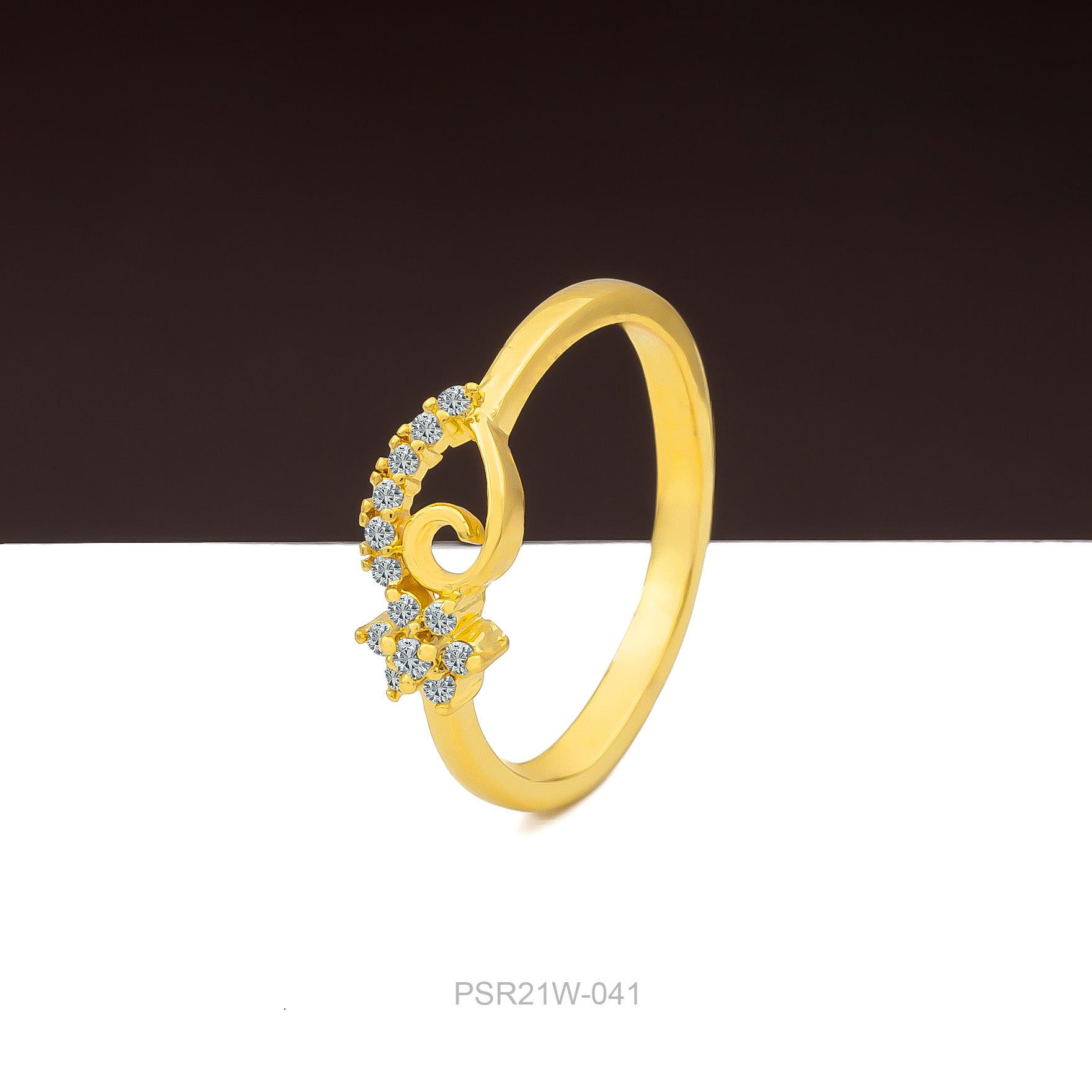 GOLDEN STONE RING PSR21W-041