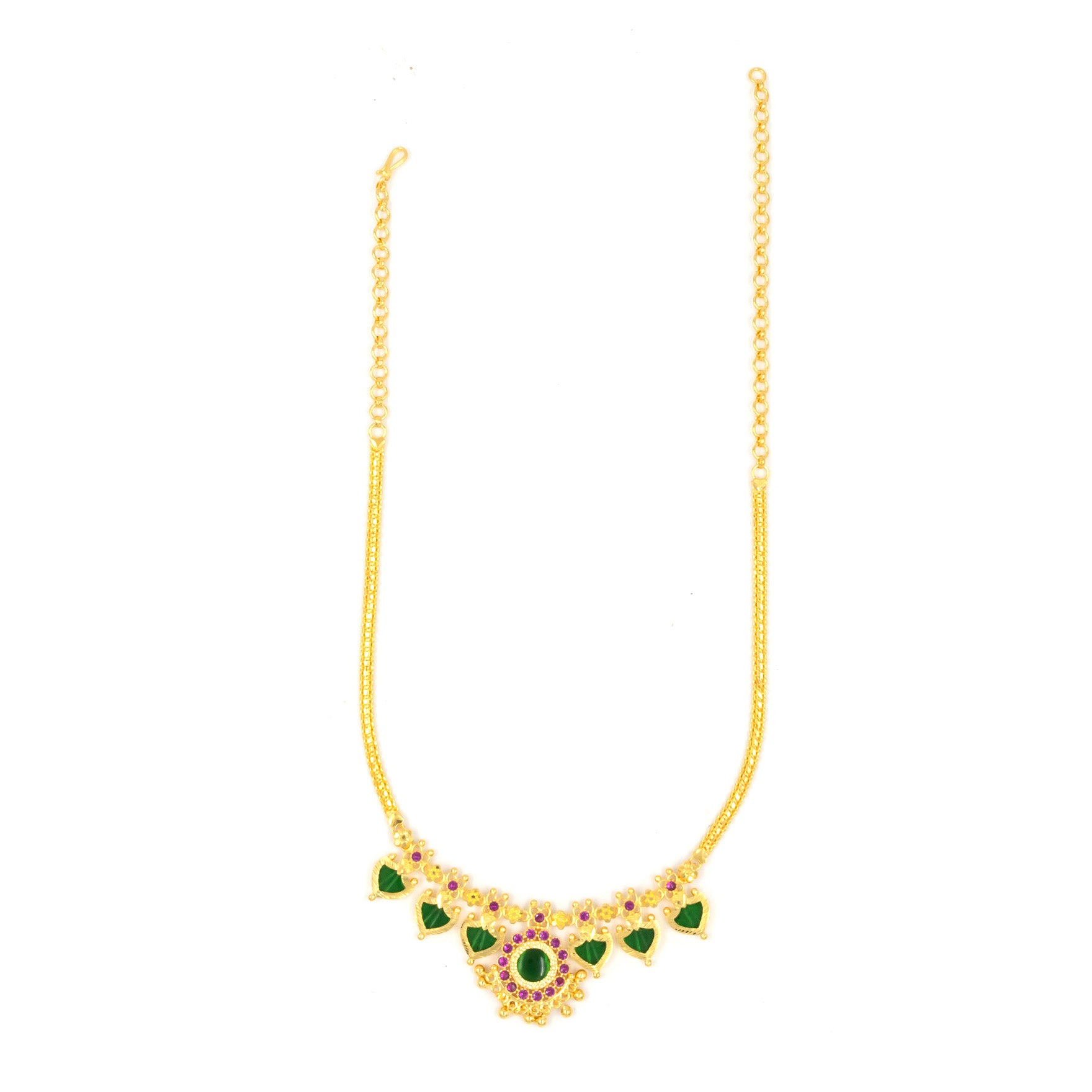 STONE PALAKKA NECKLACE PSPKNPG2A-046