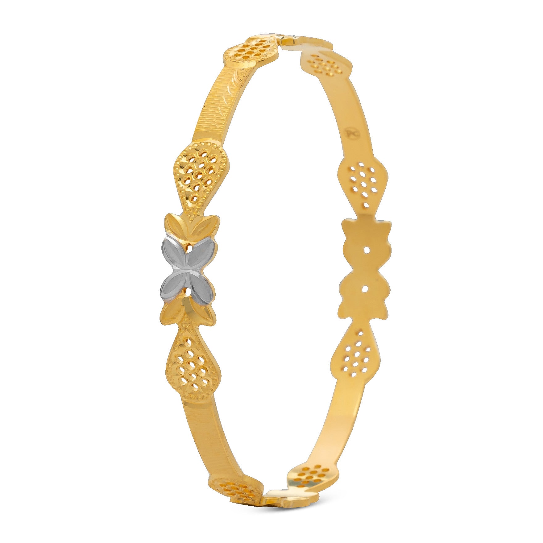 RHODIUM BANGLE PRGB69-071