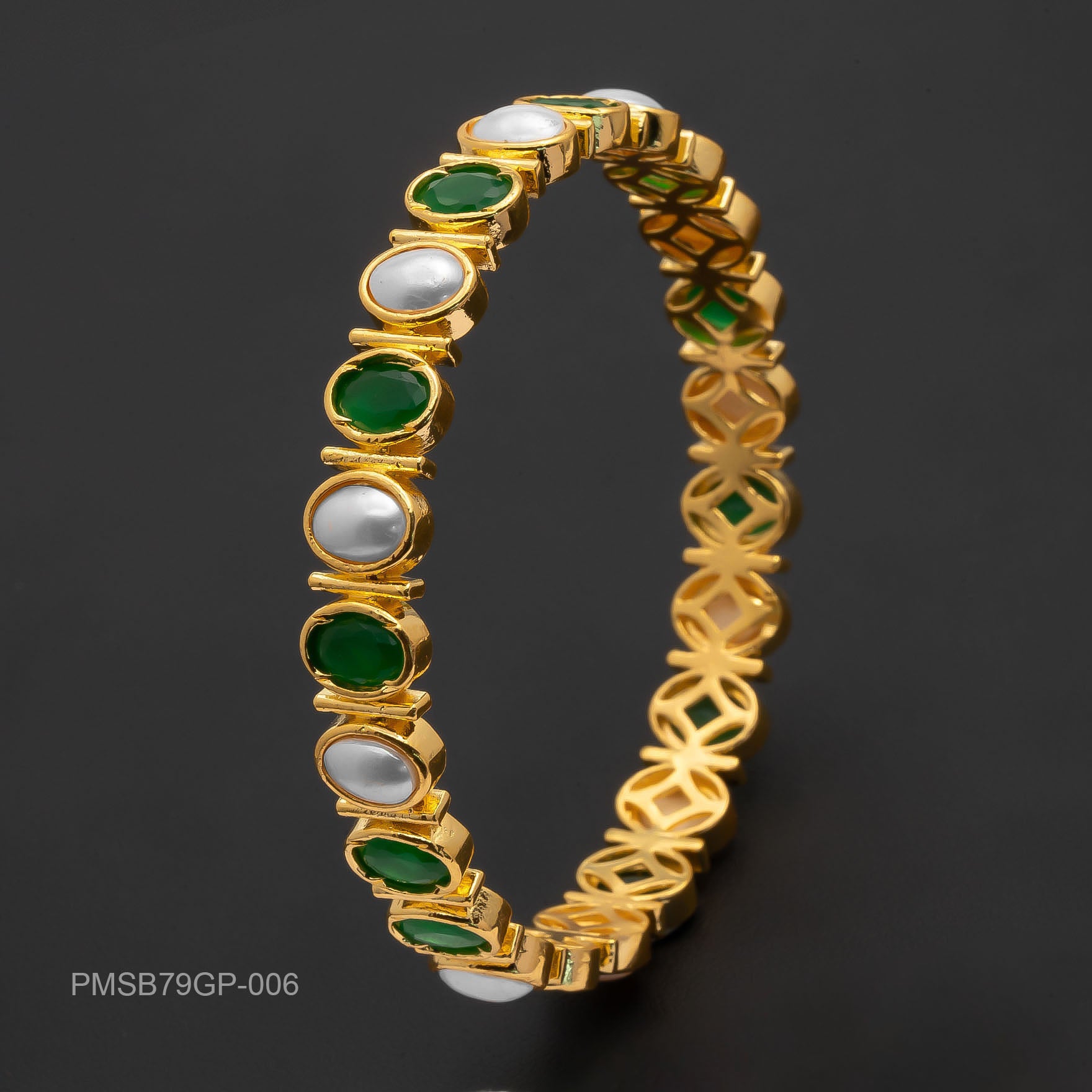 PREMIUM STONE BANGLE PMSB79GP-006