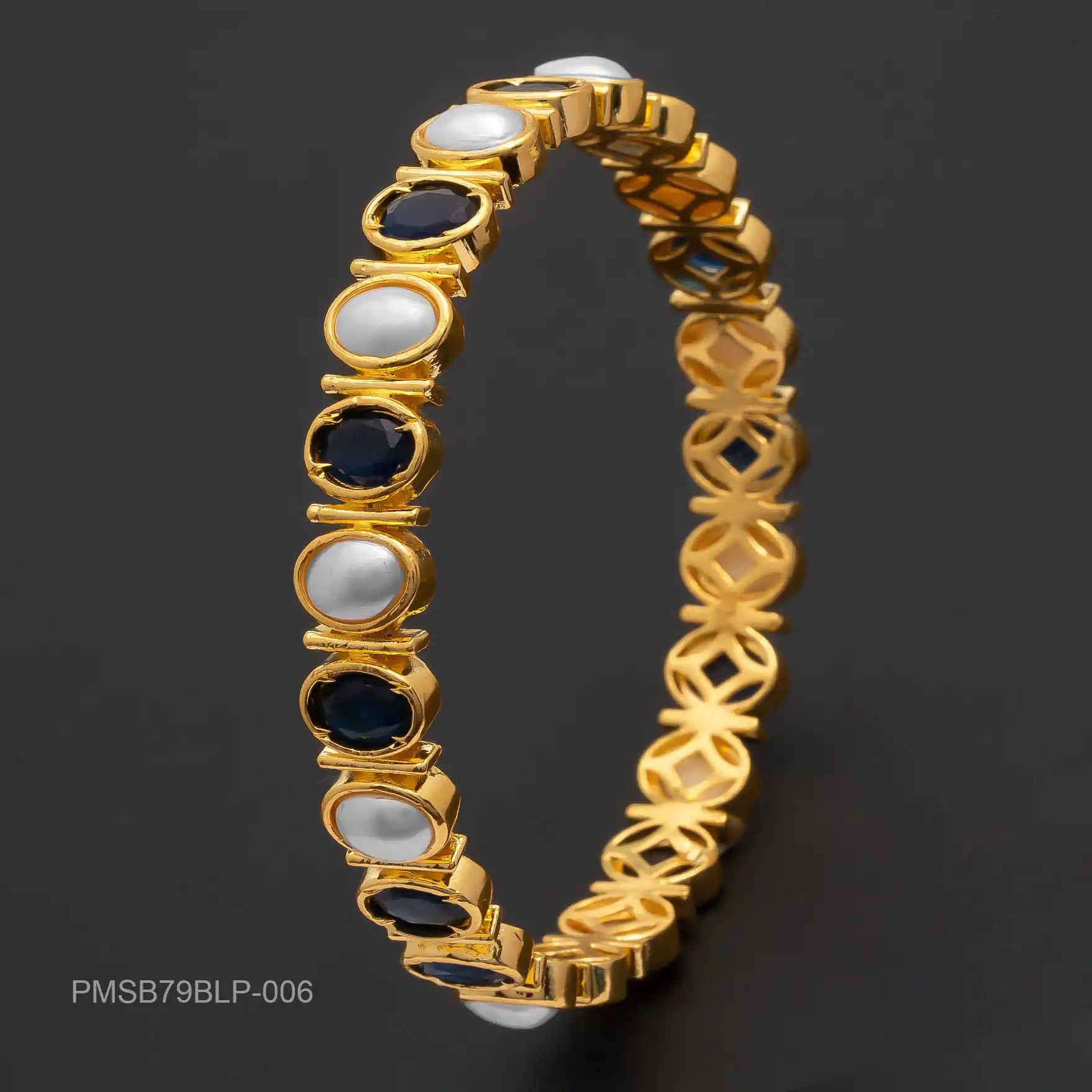 PREMIUM STONE BANGLE PMSB79BLP-006