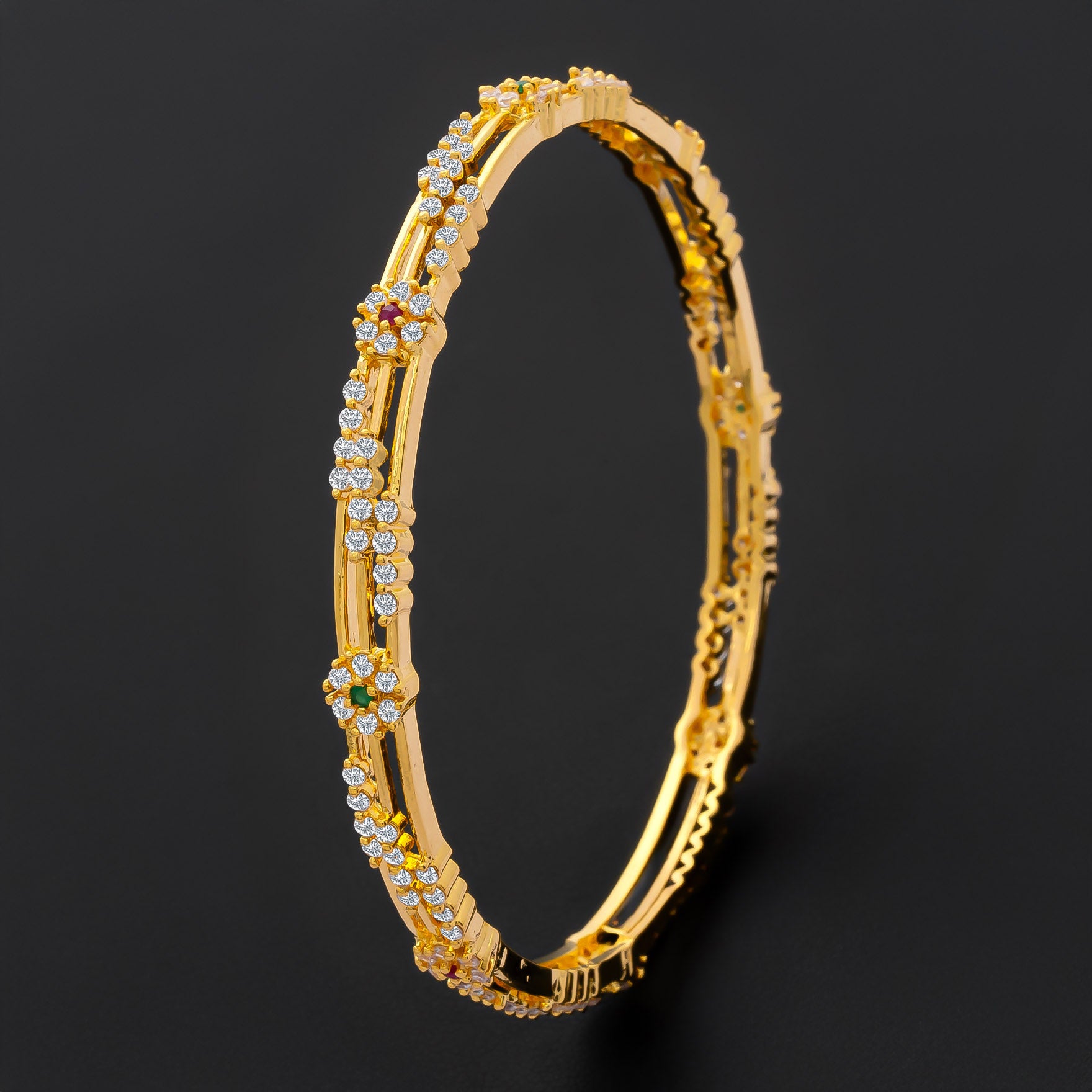 Premium Stone Bangle PMSB2WRG-005