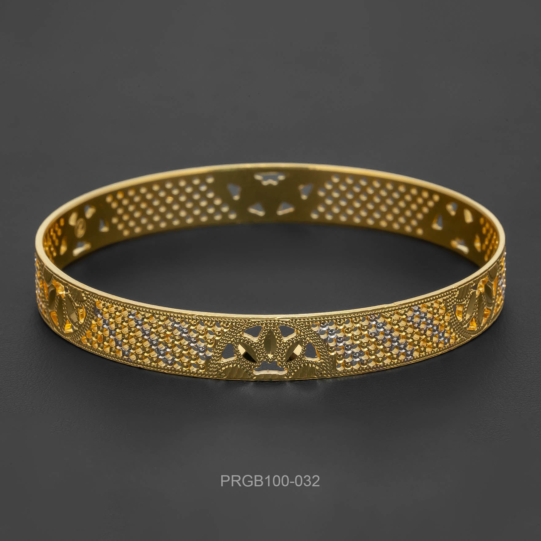 RHODIUM BANGLE PRGB100-032