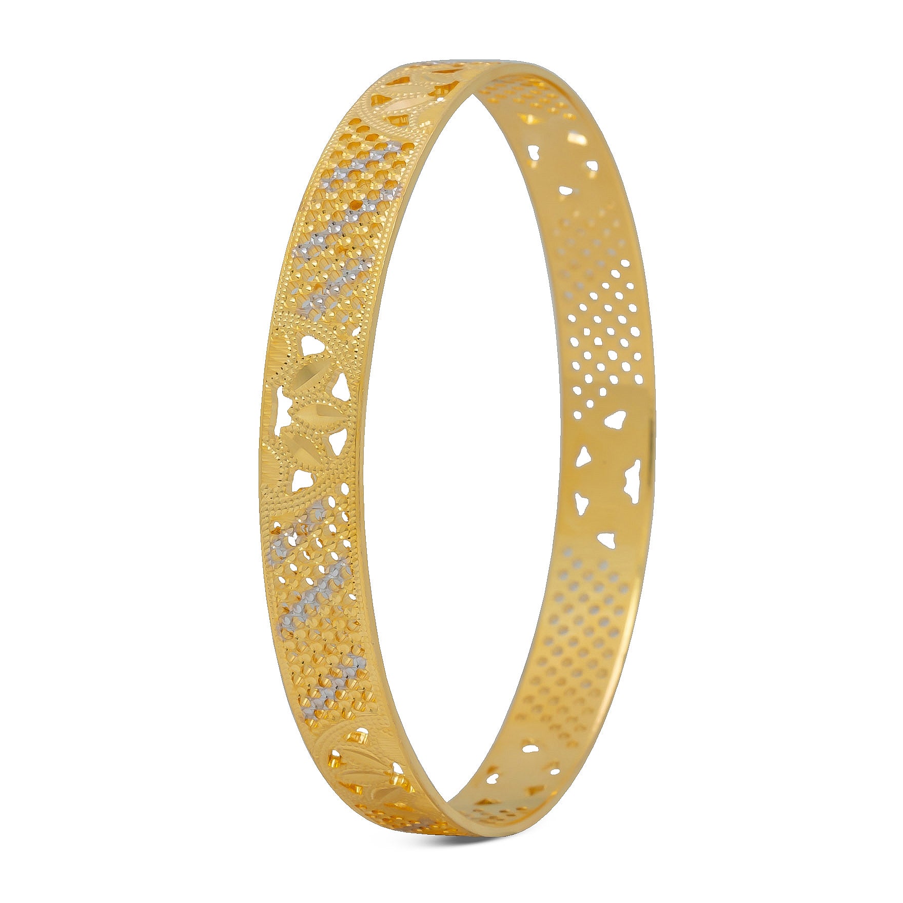 RHODIUM BANGLE PRGB100-032