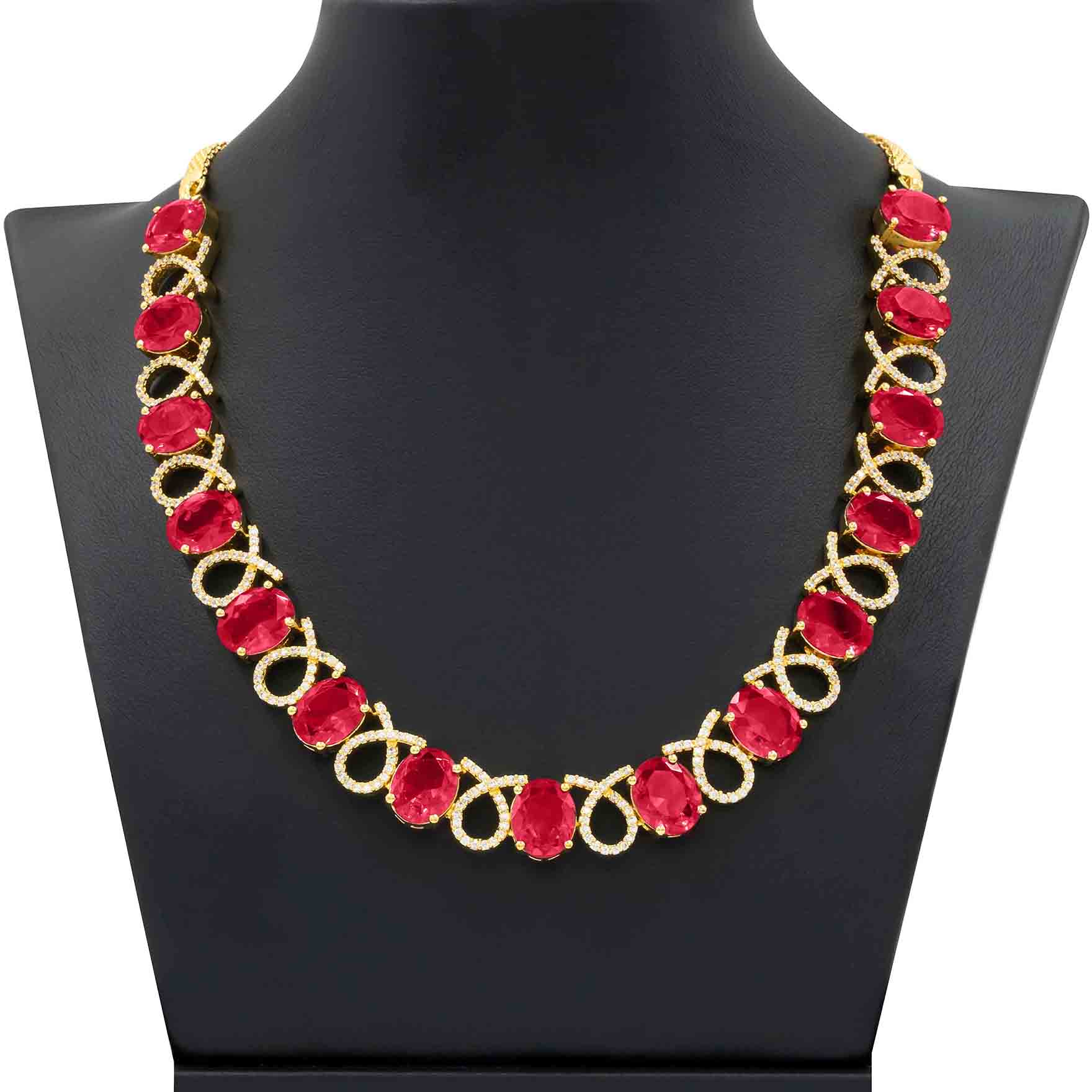 Premium Stone Necklace with Stud PMSNS7WX-008,PMSHST3WX-081