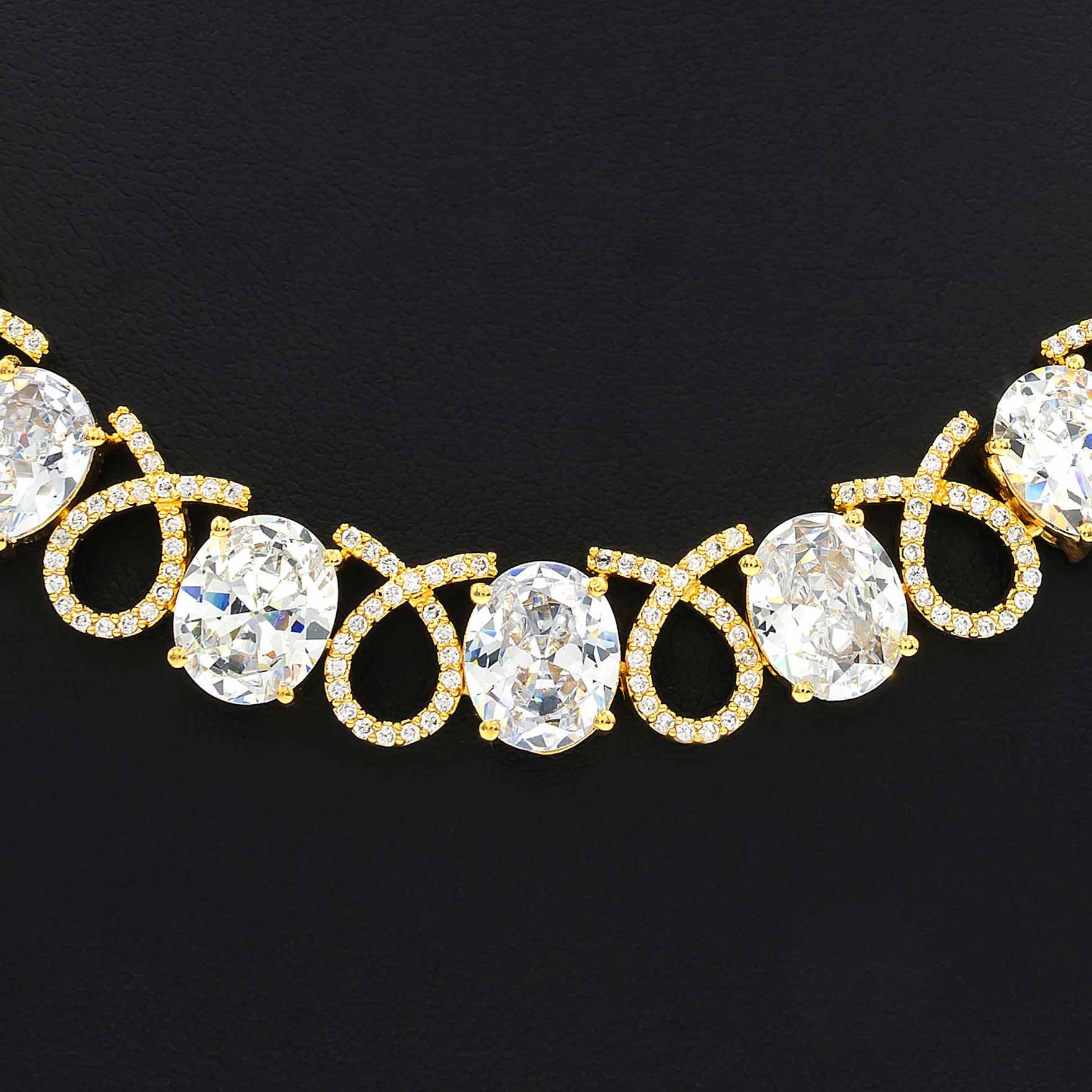 Premium Stone Necklace with Stud PMSNS7W-008, PMSHST5W-081