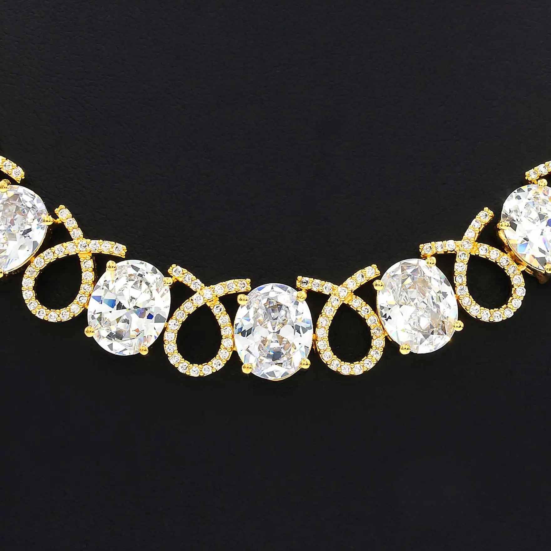 Premium Stone Necklace with Stud PMSNS7W-008, PMSHST5W-081