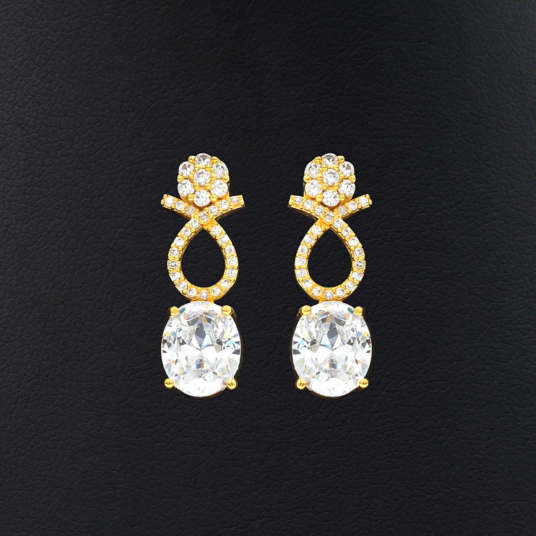 Premium Stone Necklace with Stud PMSNS7W-008, PMSHST5W-081