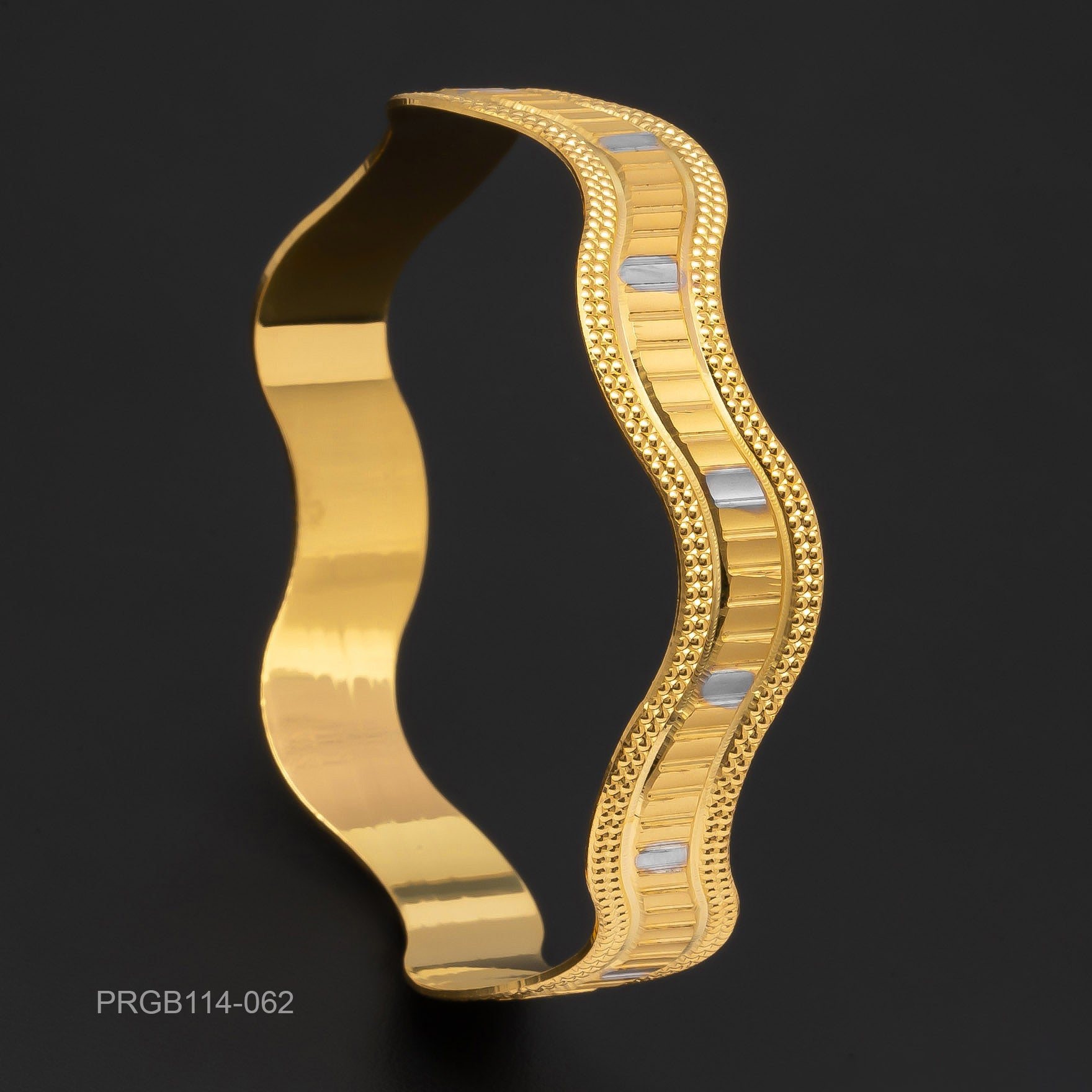 RHODIUM BANGLE PRGB114-062
