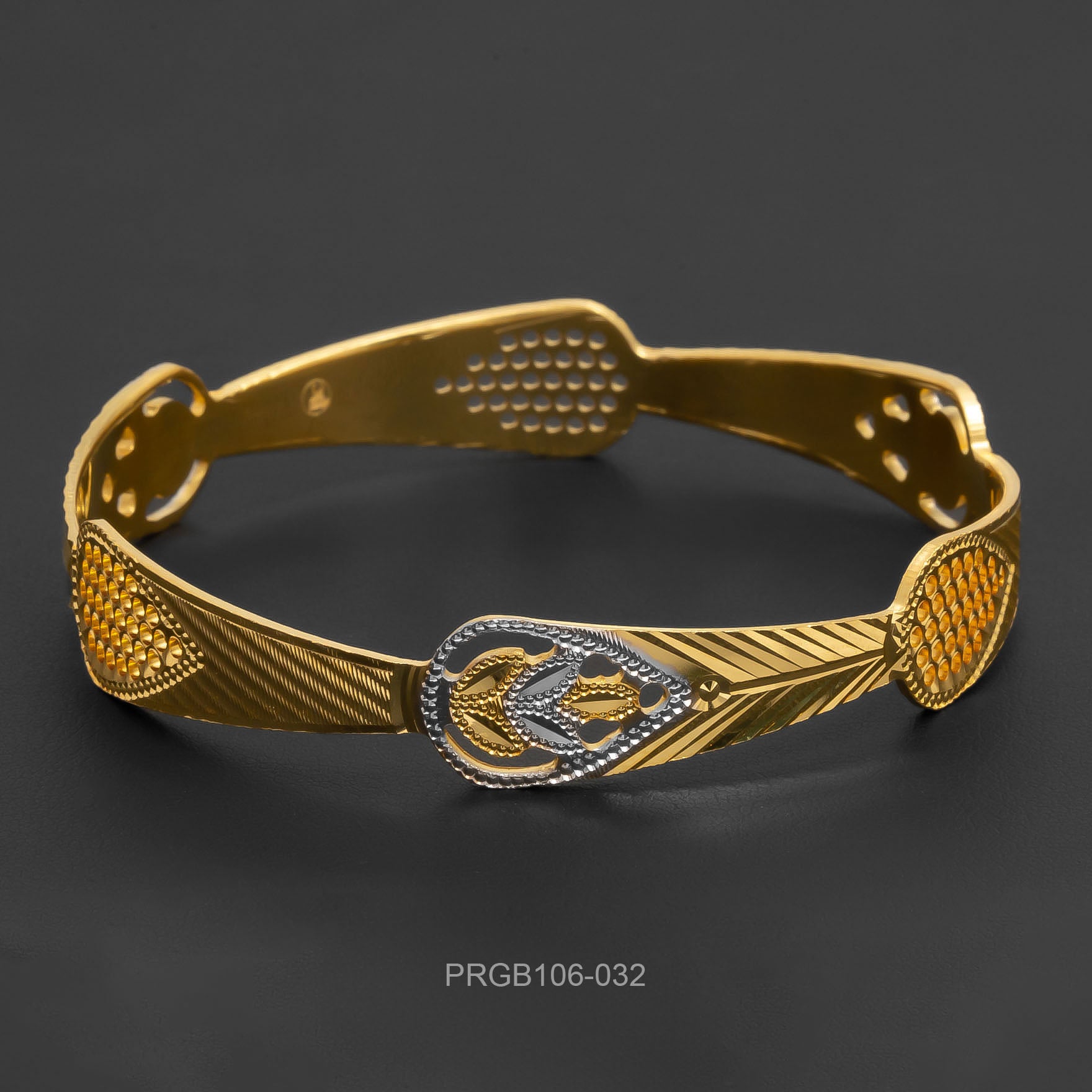 RHODIUM BANGLE PRGB106-032