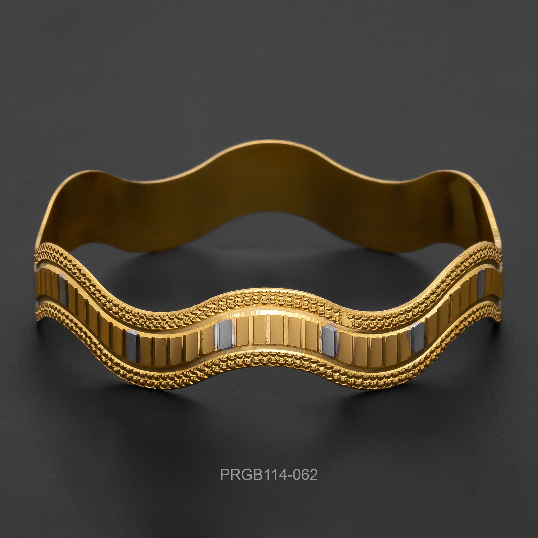 RHODIUM BANGLE PRGB114-062