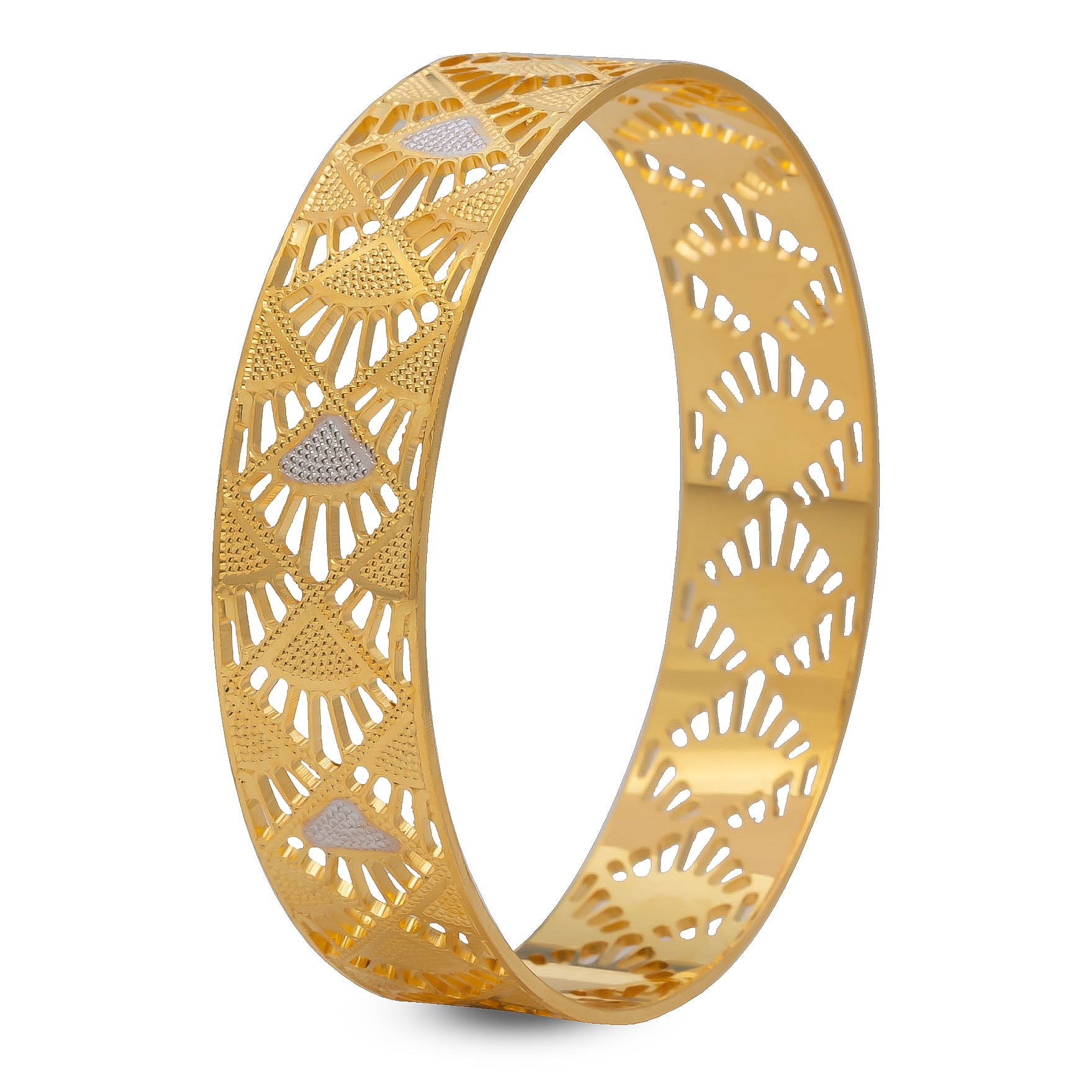RHODIUM BANGLE PRGB31-003
