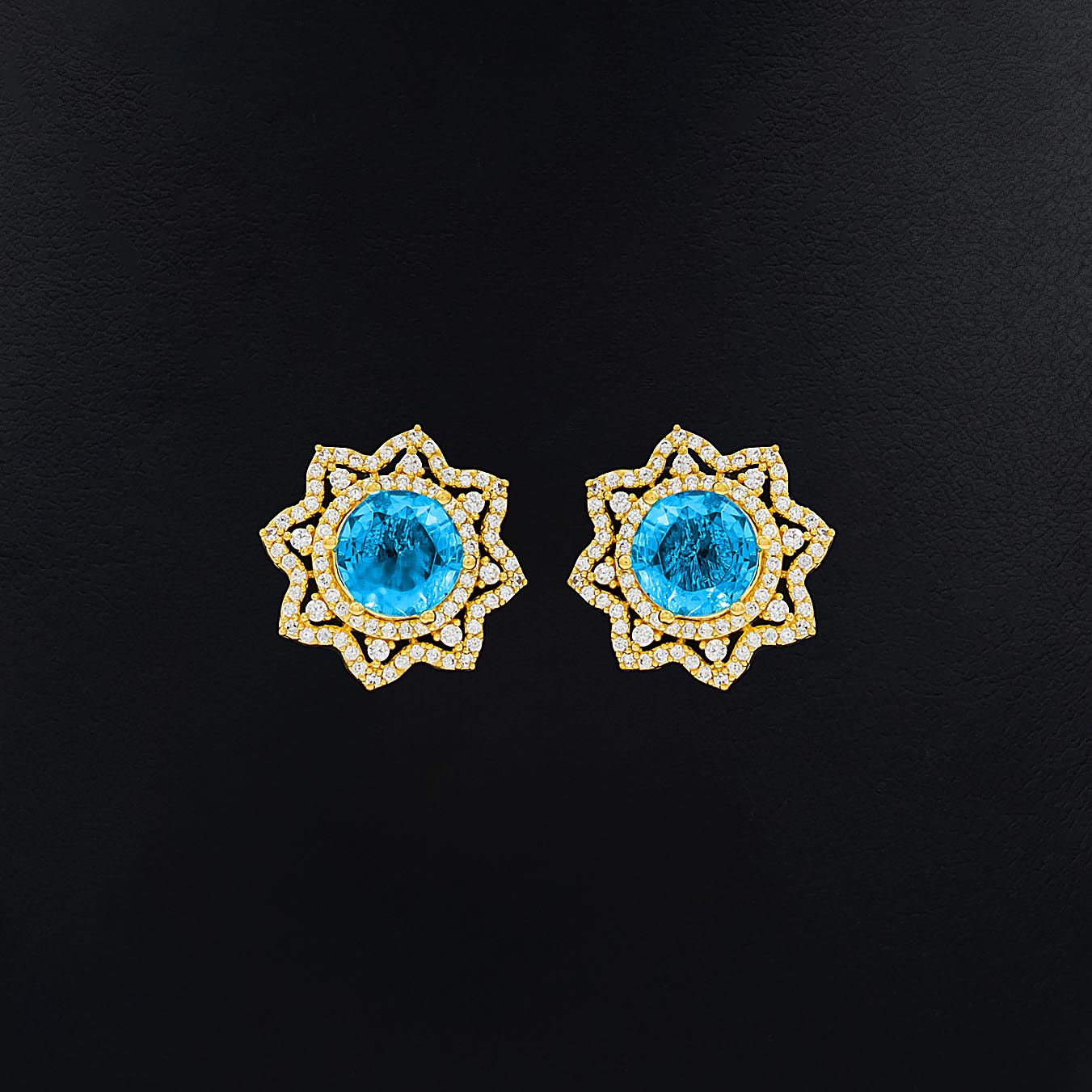 PREMIUM GOLD PENDANT AND PREMIUM STUD PMSLT2WSBL-003, PMSST3WSBL-052