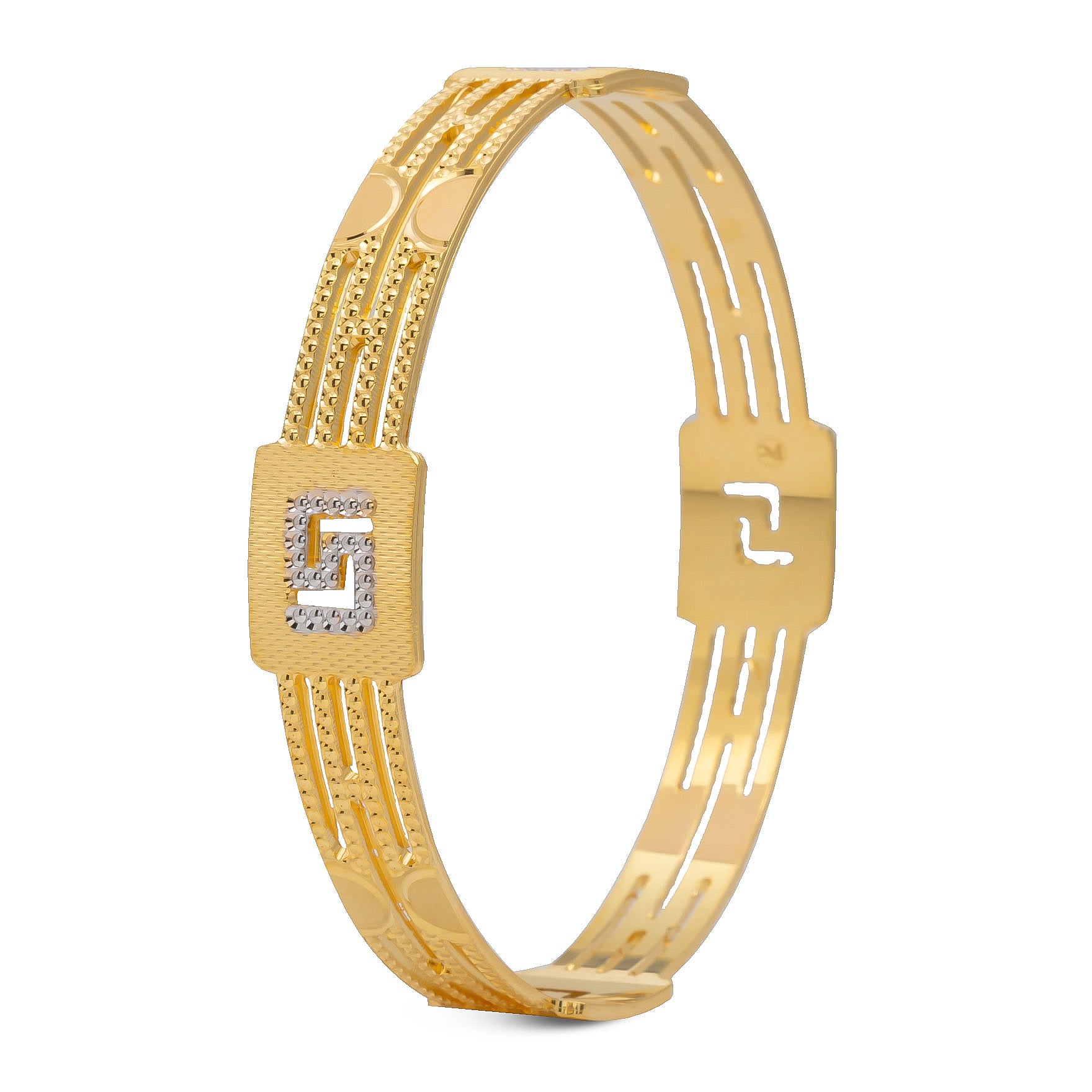 RHODIUM BANGLE PRGB116-062