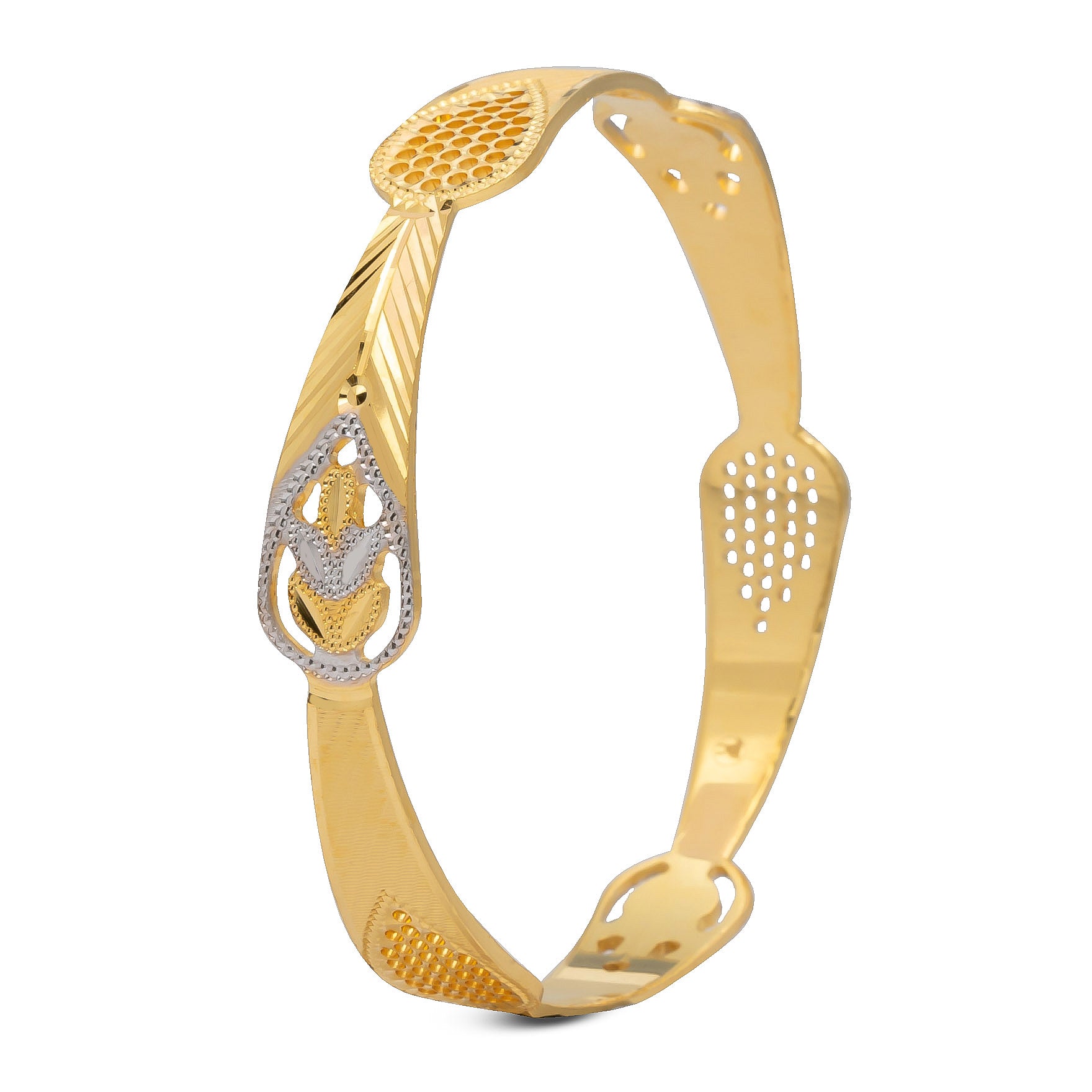 RHODIUM BANGLE PRGB106-032
