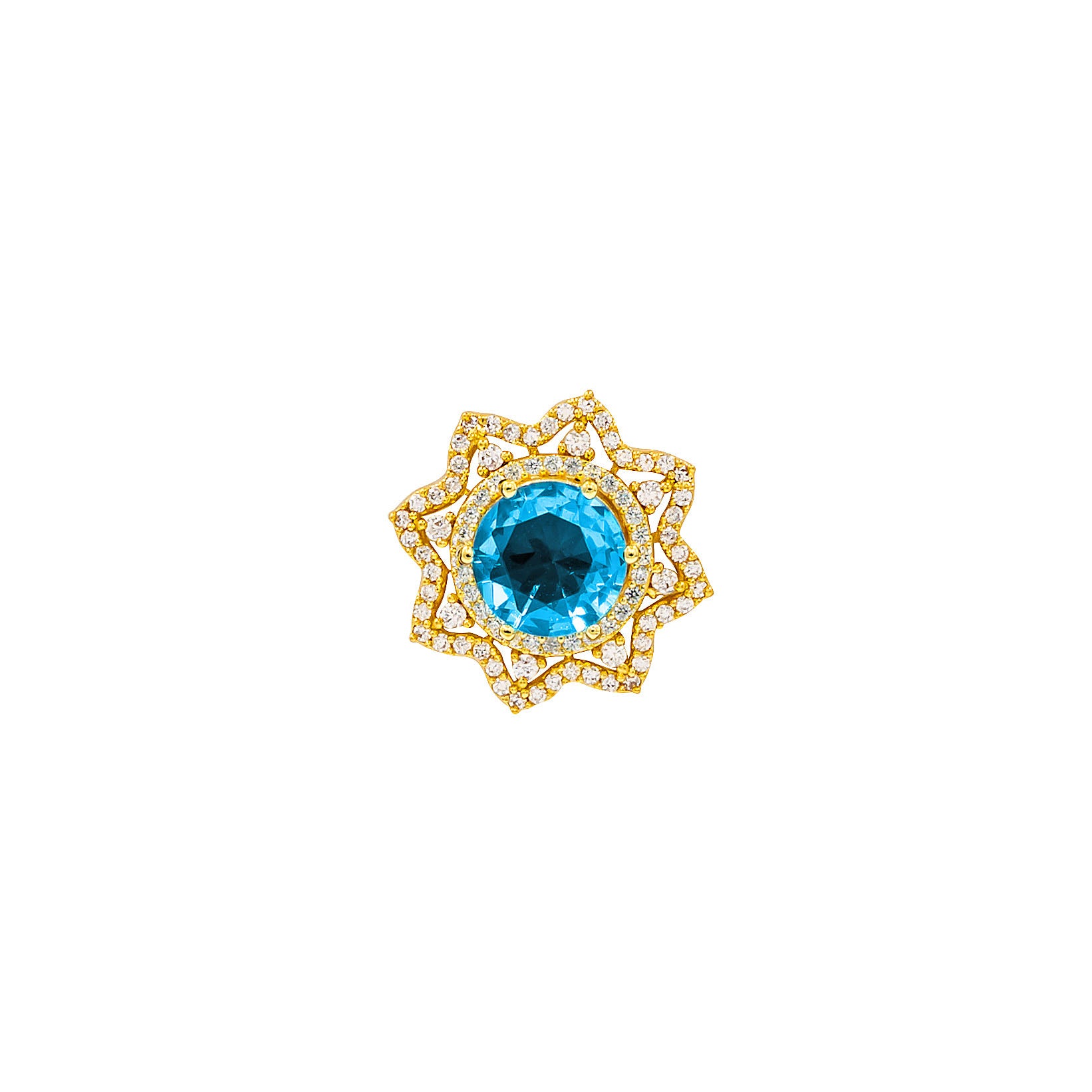 PREMIUM GOLD PENDANT AND PREMIUM STUD PMSLT2WSBL-003, PMSST3WSBL-052
