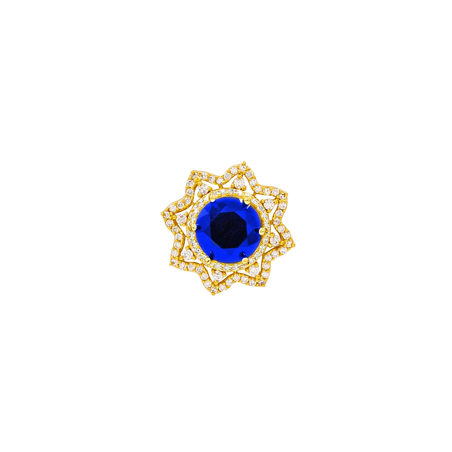PREMIUM GOLD PENDANT AND PREMIUM STUD PMSLT2WBL-003, PMSST3WBL-052
