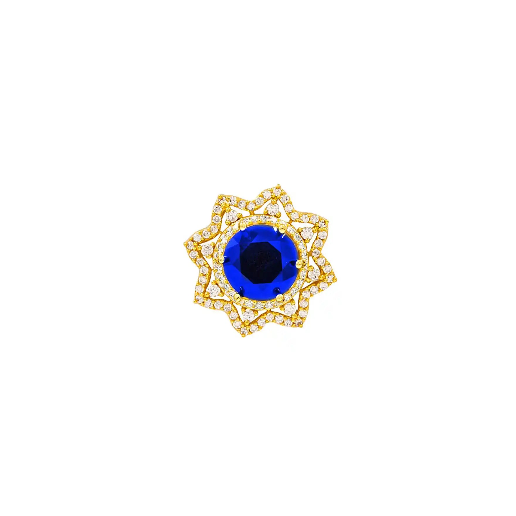 PREMIUM GOLD PENDANT AND PREMIUM STUD PMSLT2WBL-003, PMSST3WBL-052