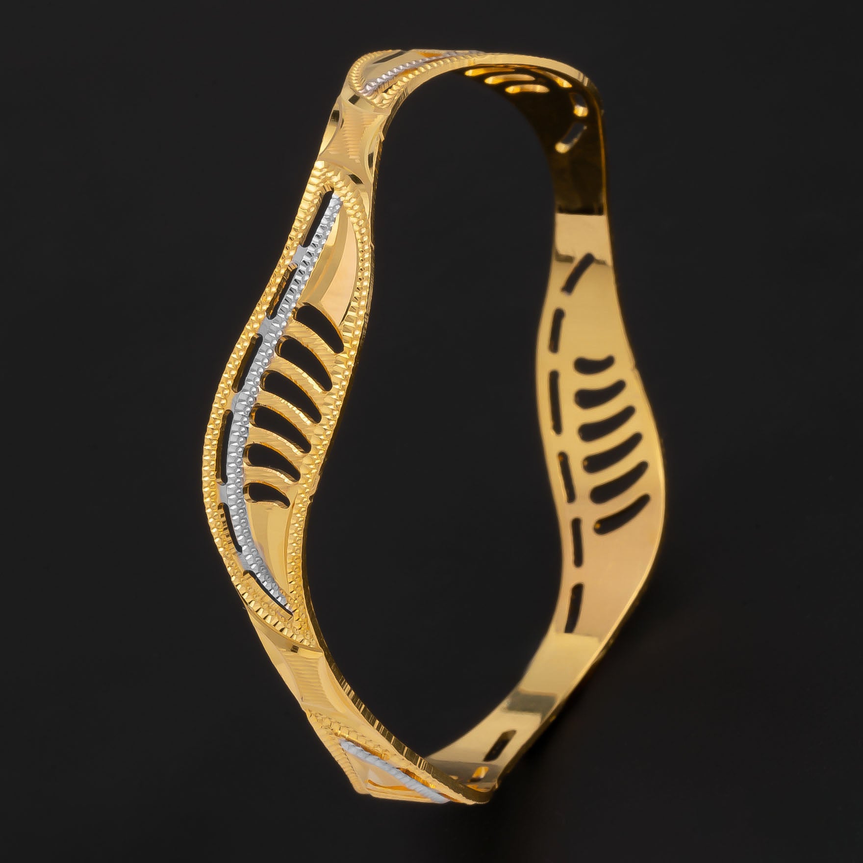 RHODIUM BANGLE PRGB102-032