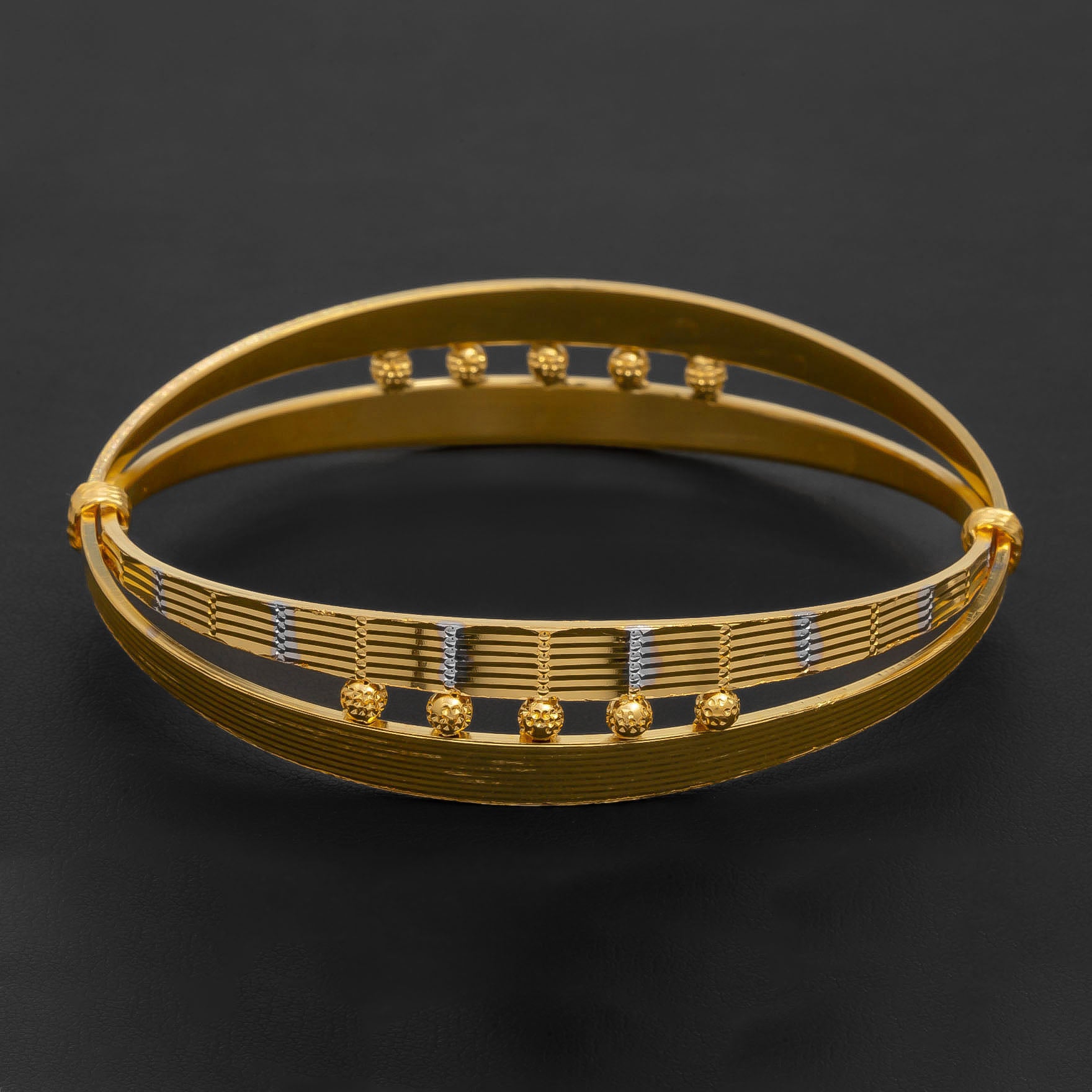 RHODIUM BANGLE PRGB117-062