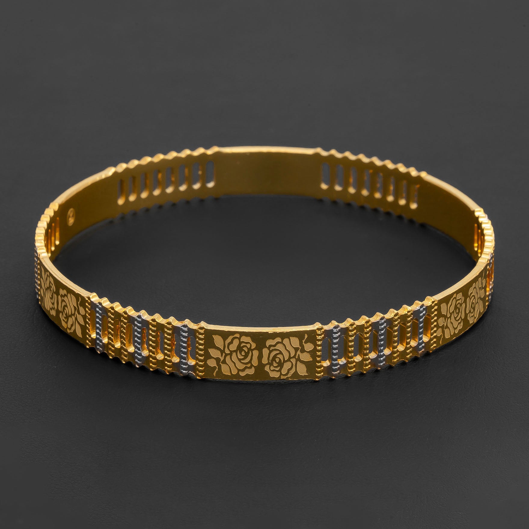 RHODIUM BANGLE PRGB104-032