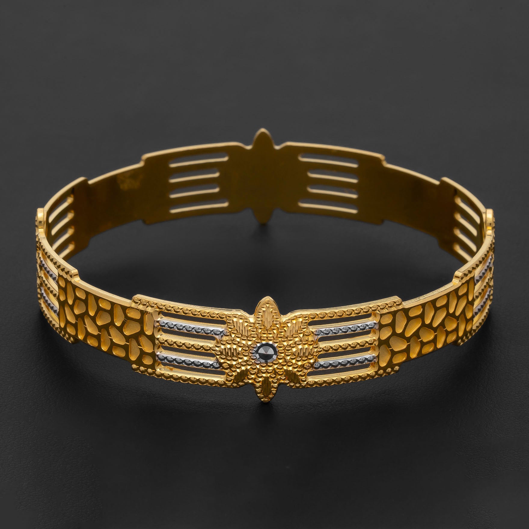 RHODIUM BANGLE PRGB116-062