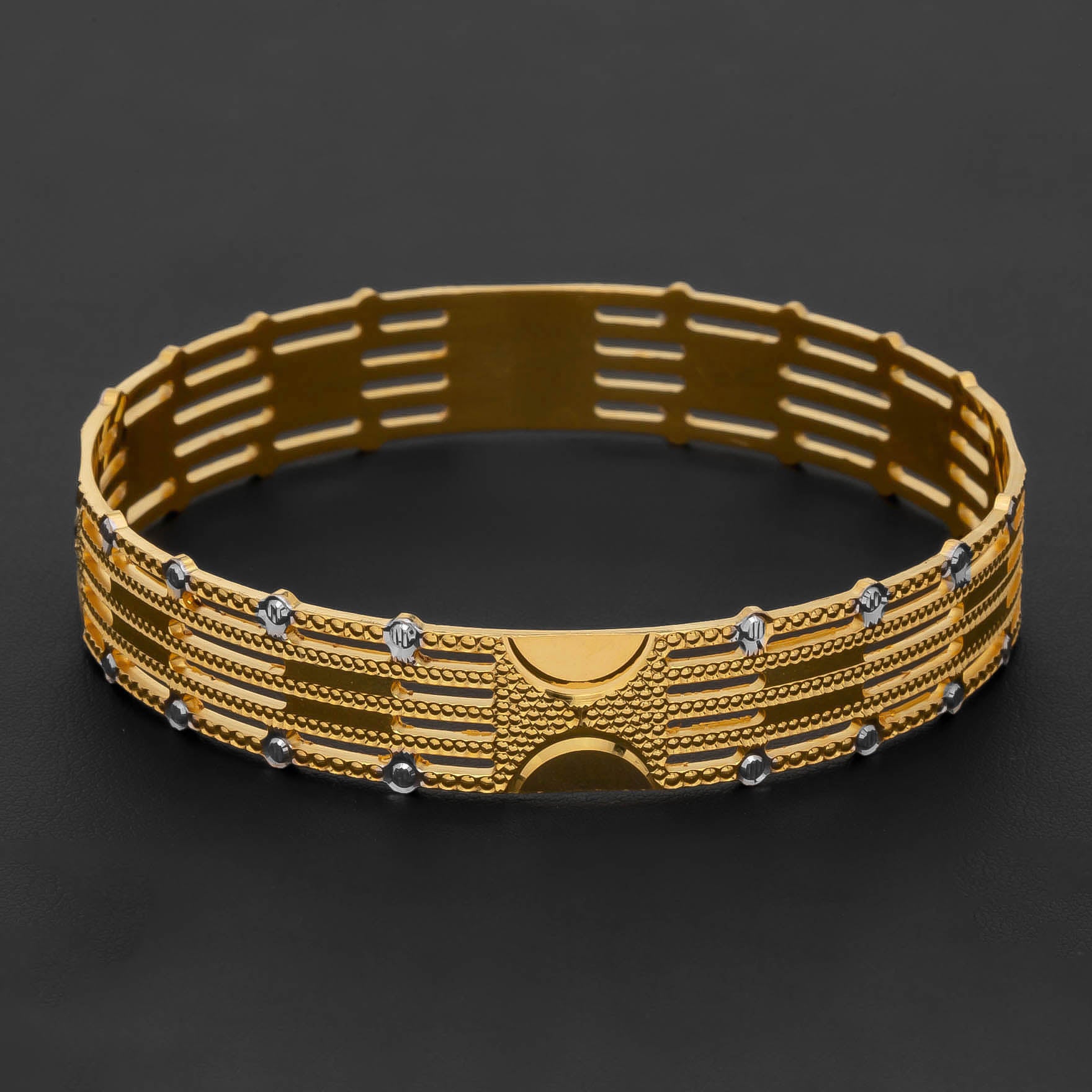 RHODIUM BANGLE PRGB115-062