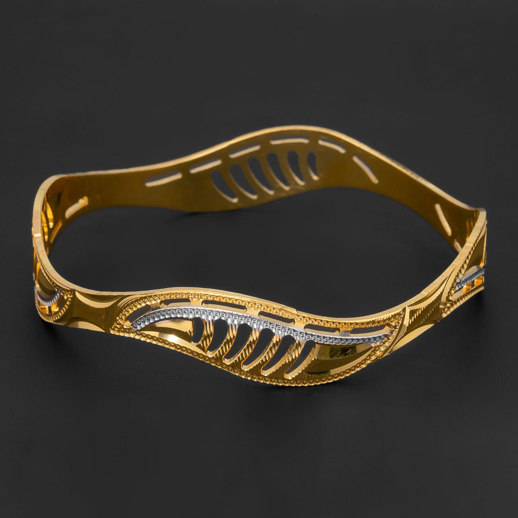 RHODIUM BANGLE PRGB102-032