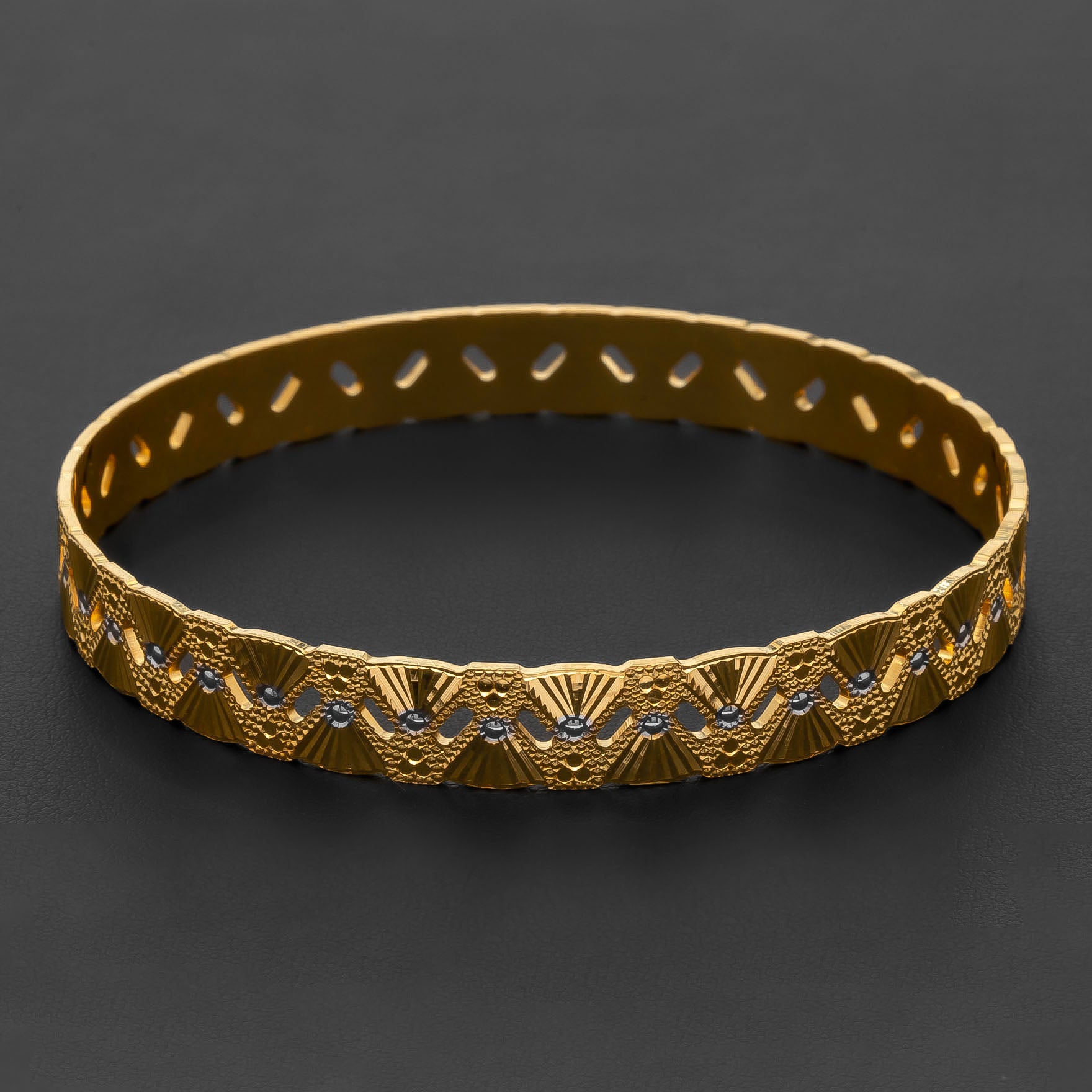 RHODIUM BANGLE PRGB101-032